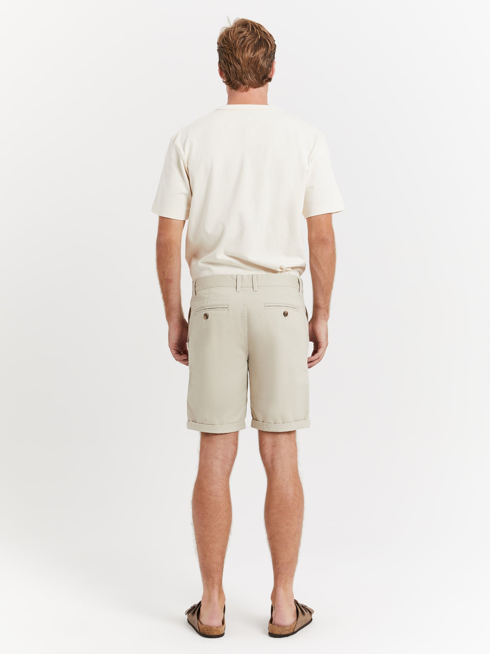 Ellis Chino Shorts in Stone