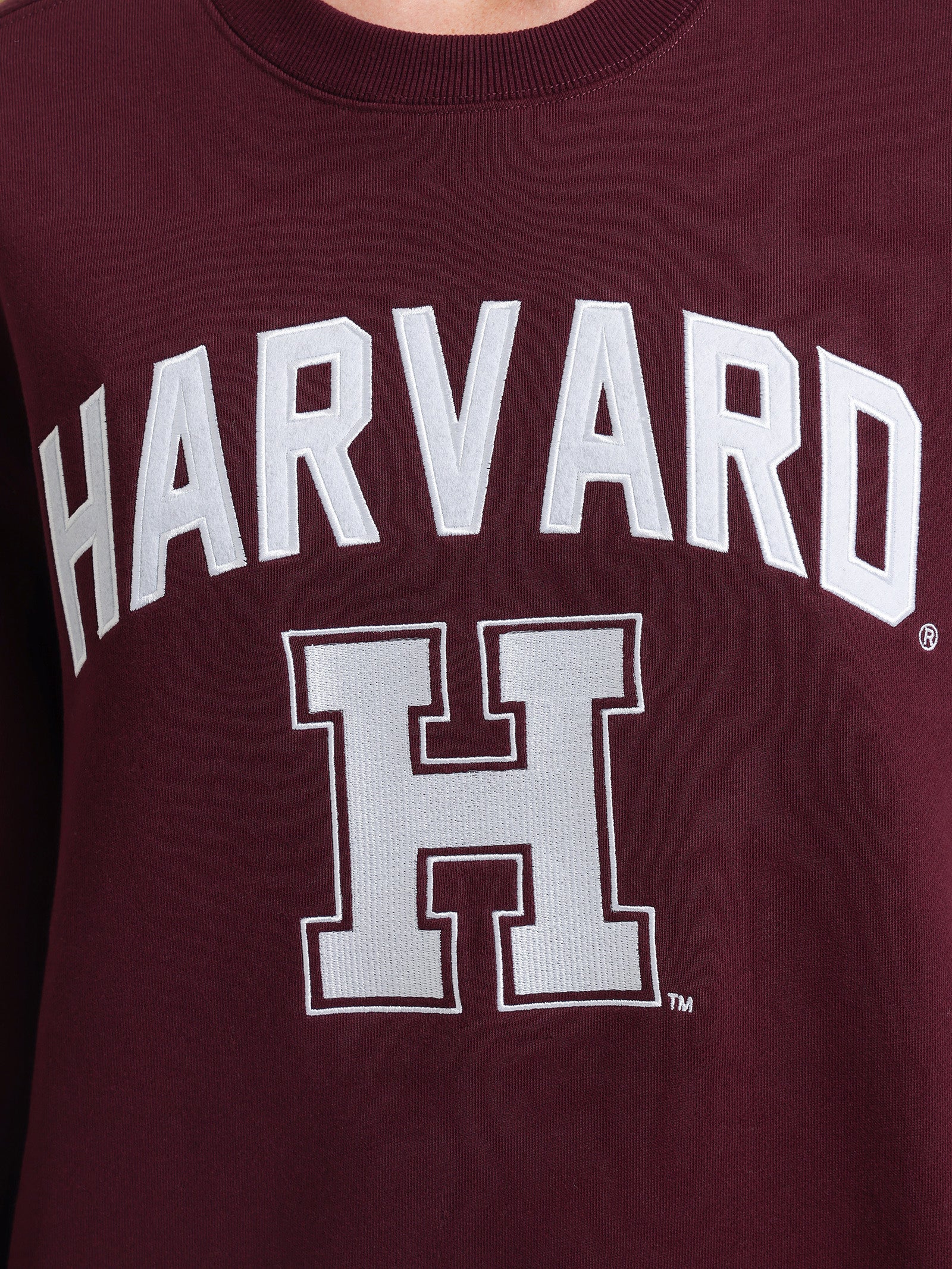 Harvard University Crew Fleece in Wine