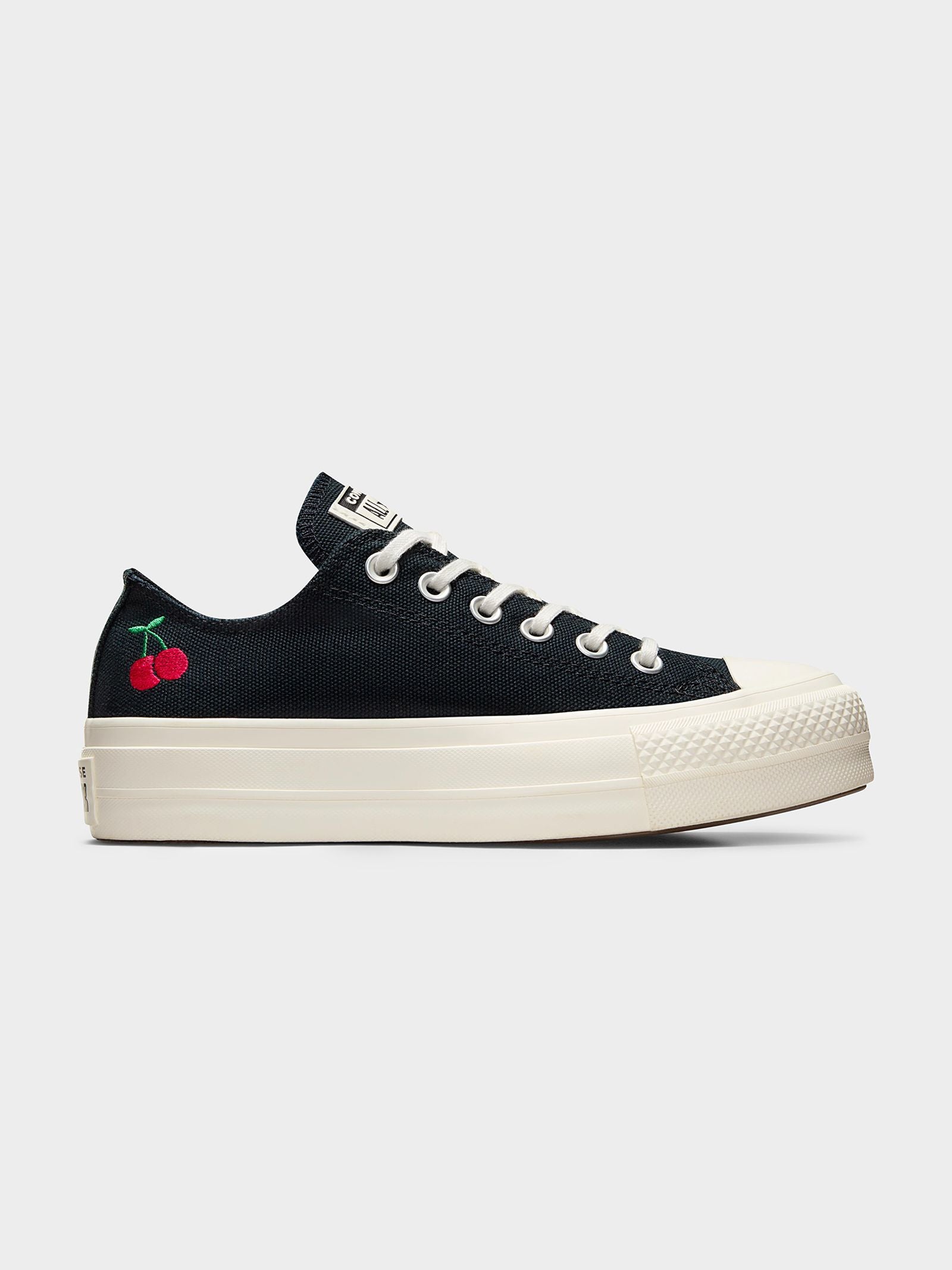 Womens Chuck Taylor Lift Cherry On Low Sneaker