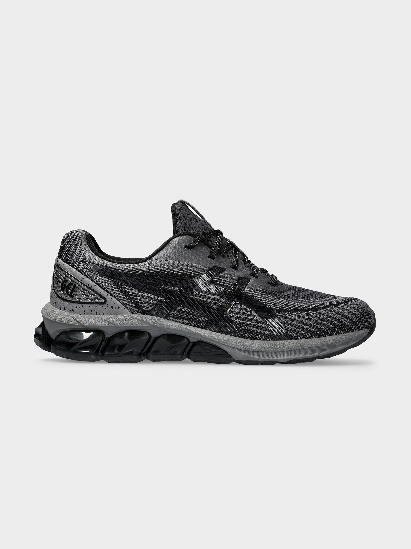 Mens Gel-Quantum 18 Sneakers in Black & Grey