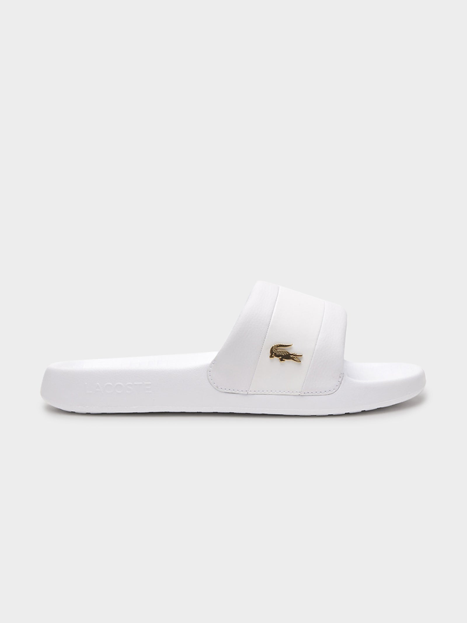 Mens Serve Slide Hybrid Slides in White