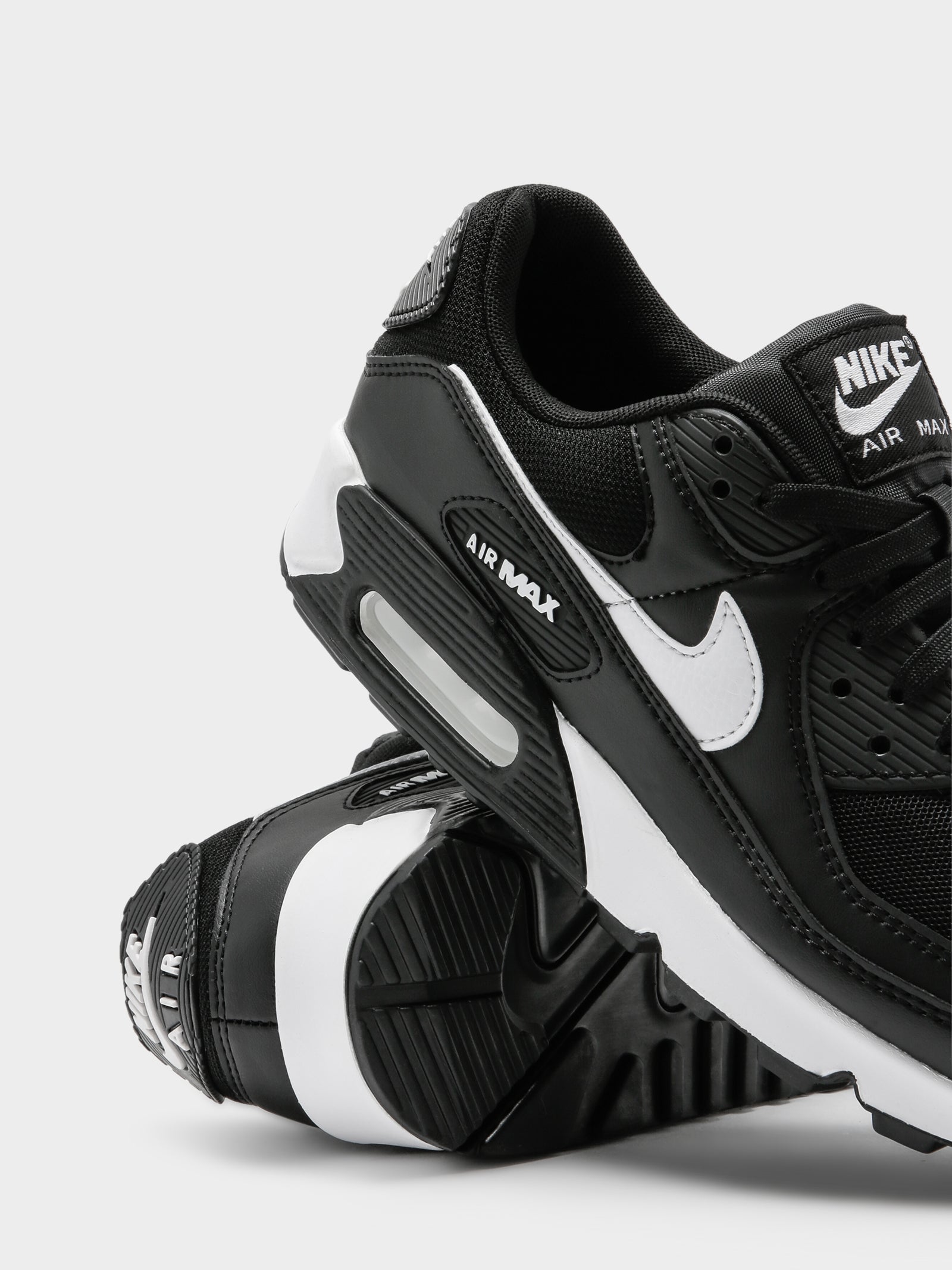 Womens Air Max 90 Sneakers in Black & White