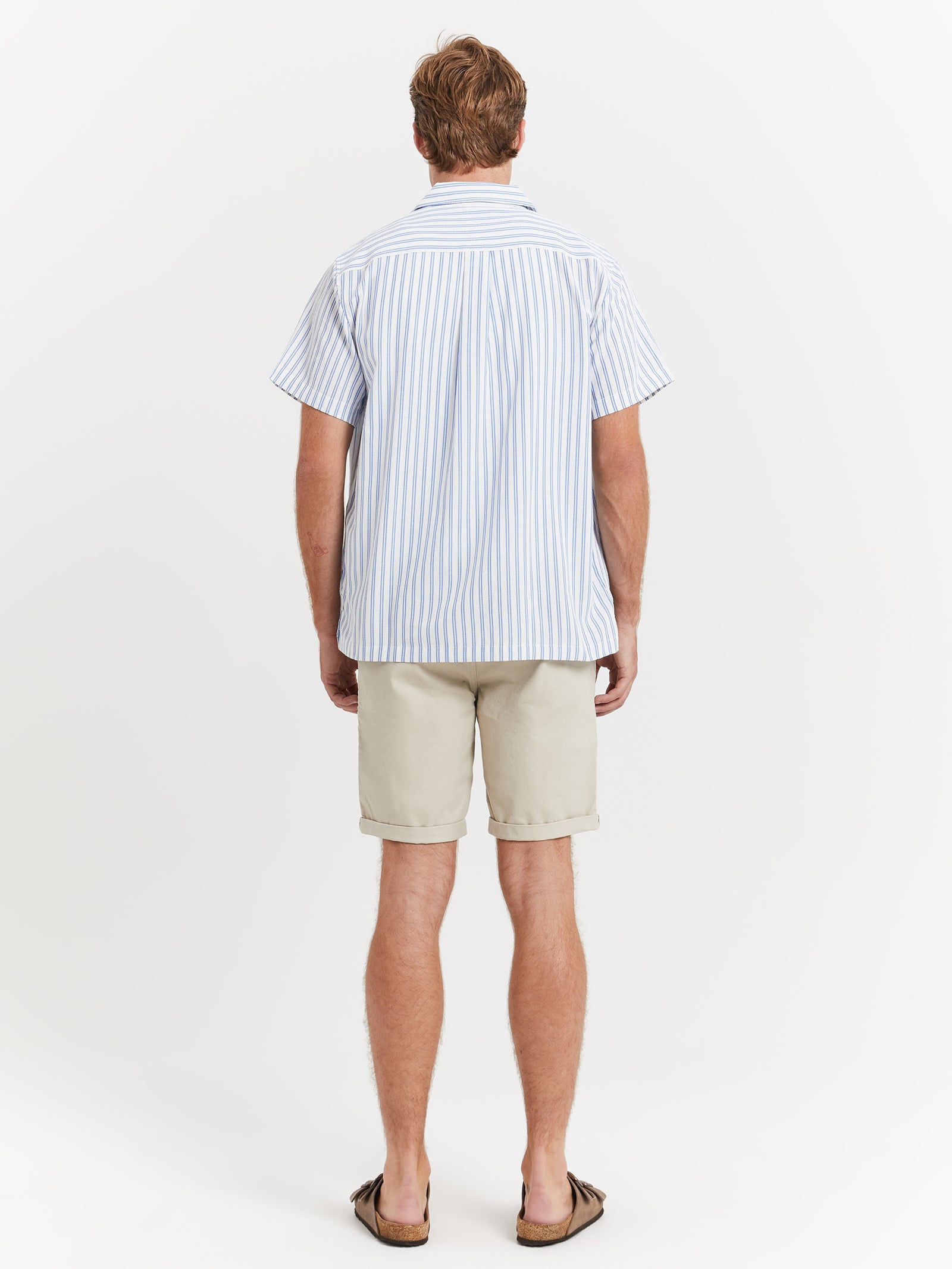 Giuseppe Shirt in Blue Stripe