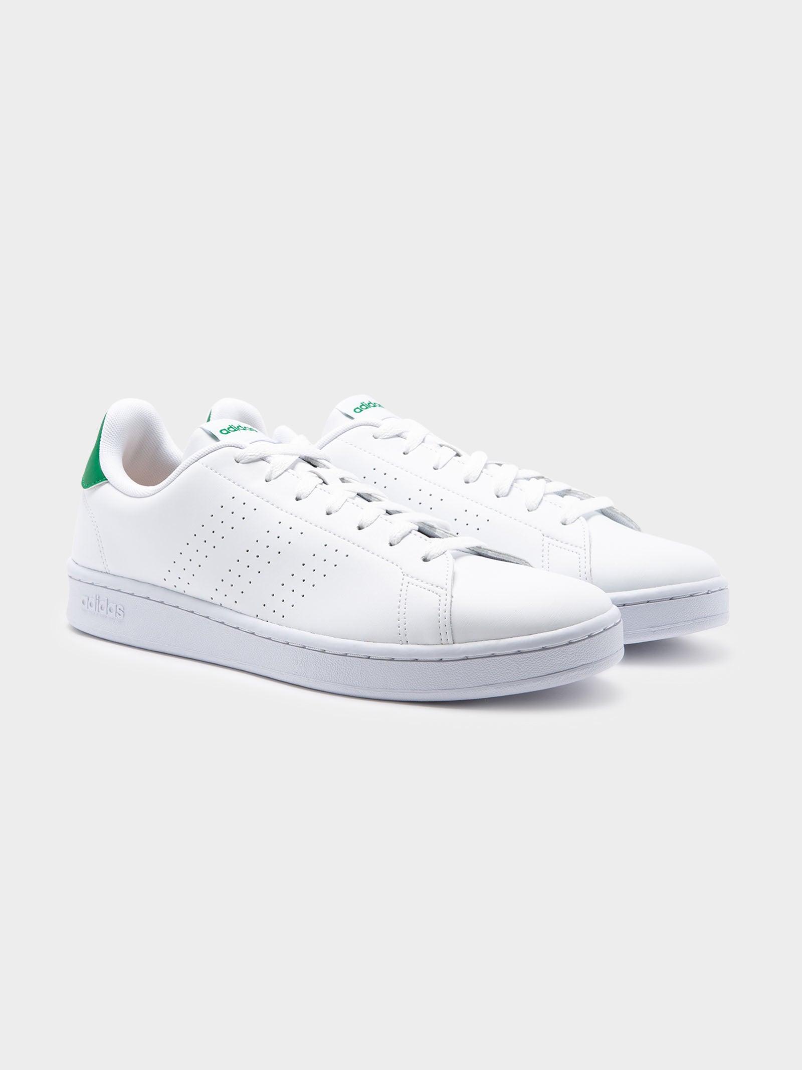 Mens Advantage Shoes in Cloud White & Green