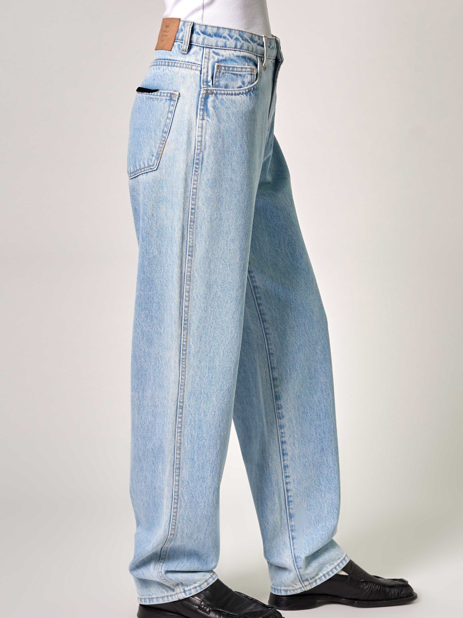 Sade Baggy Jeans in Zero Vinyl