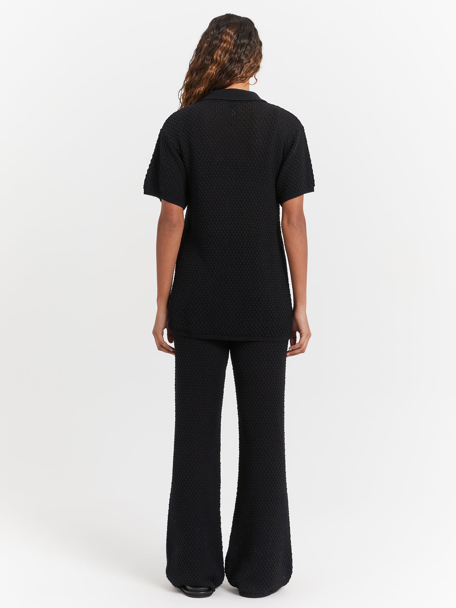 Joni Knit Shirt in Black