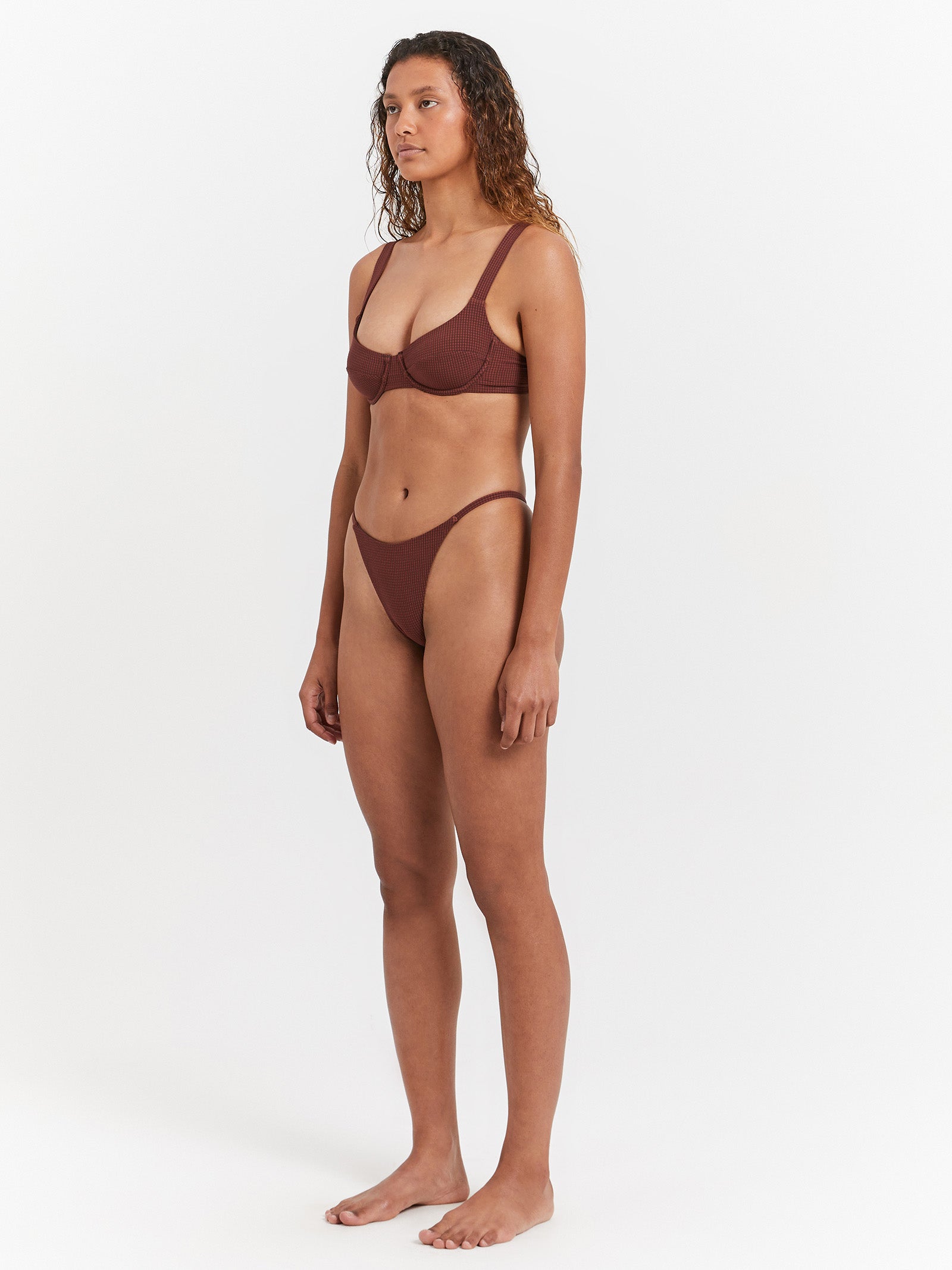 Paradise Code Underwire Bikini Top in Chimney Red