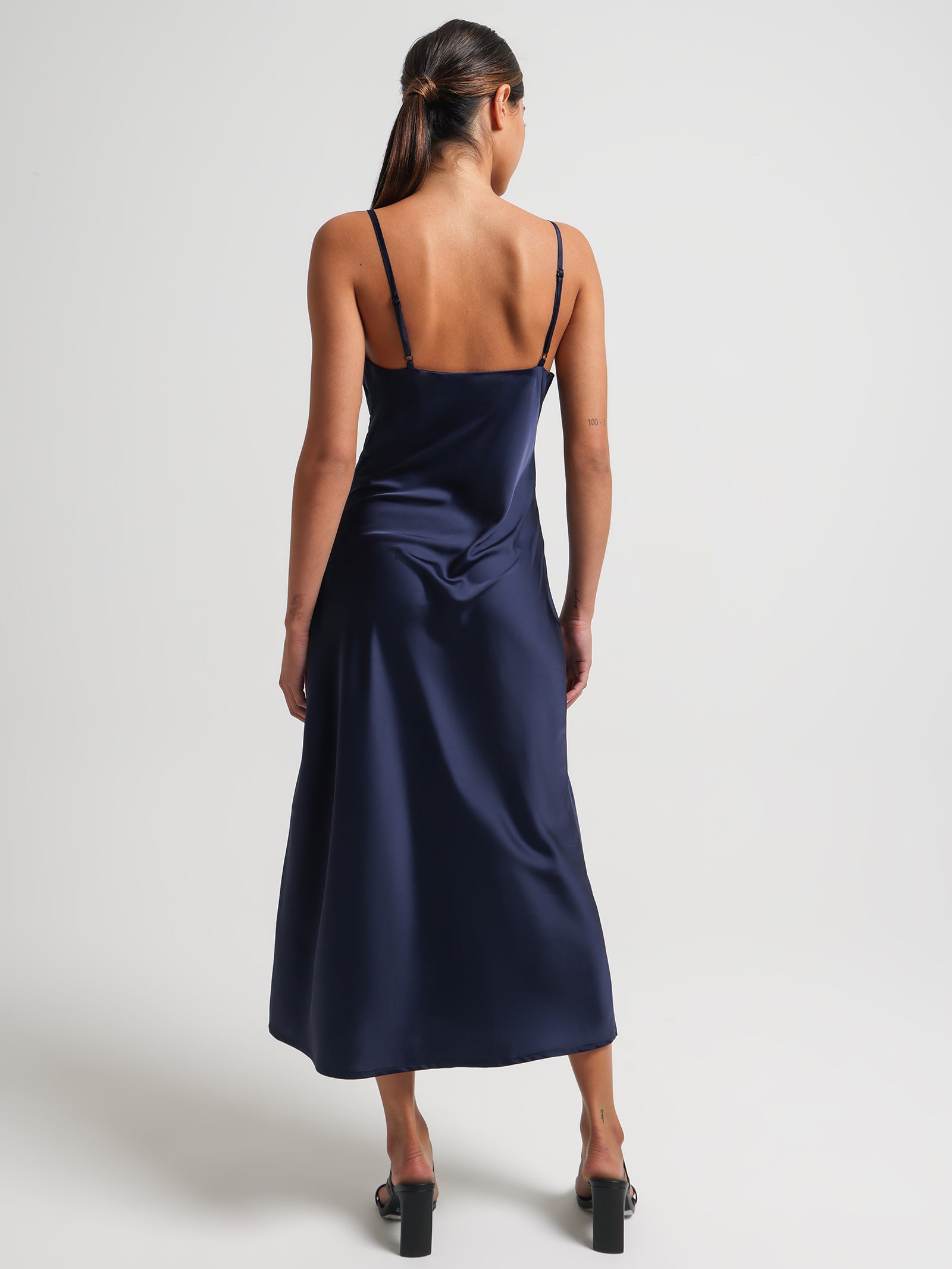 Maddison Midi Dress in Navy