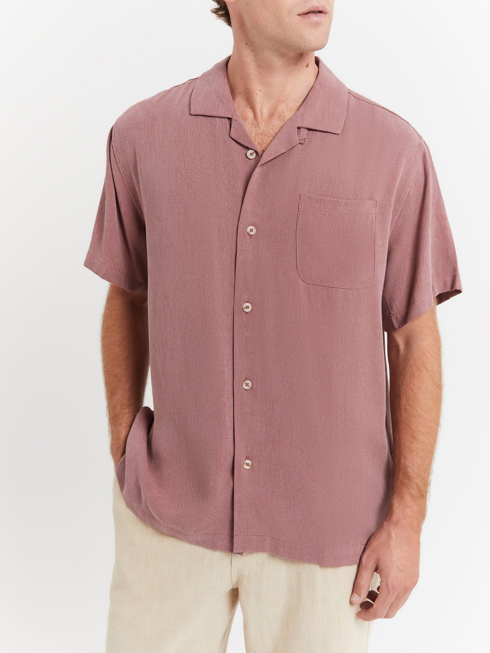 Dion Shirt in Hibiscus