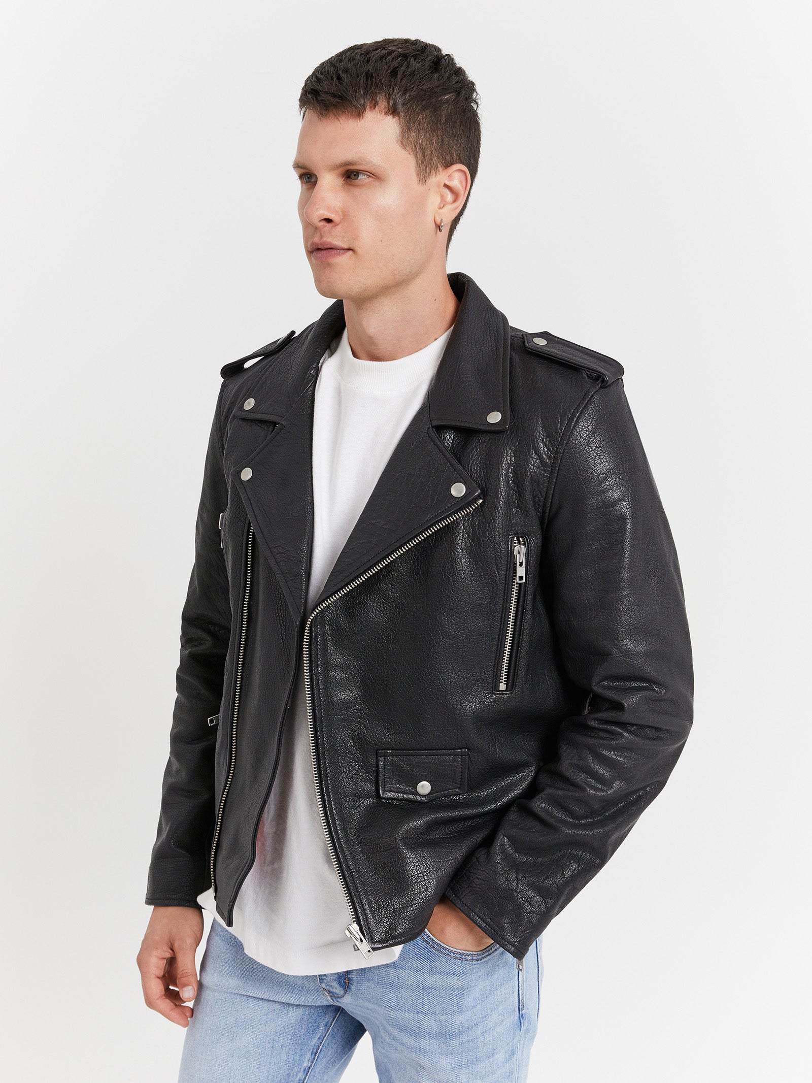 Meyer Biker Jacket in Black