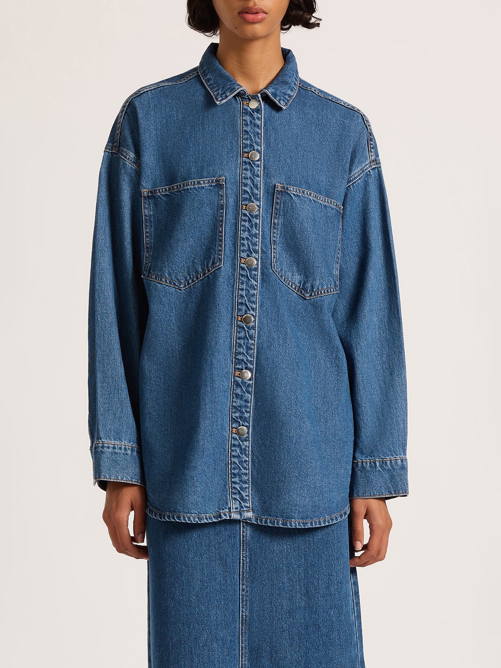 Organic Denim Overshirt