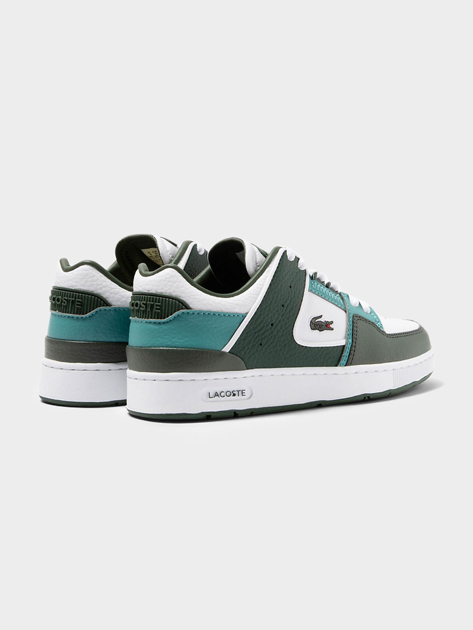 Womens Court Cage 223 Sneakers in White & Green