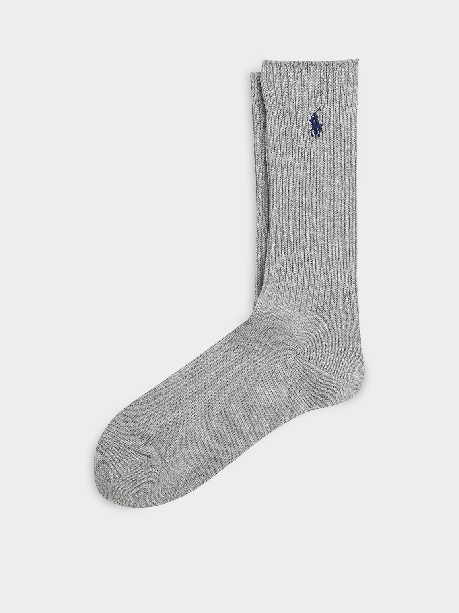 1 Pair of Ribbed Socks in Grey