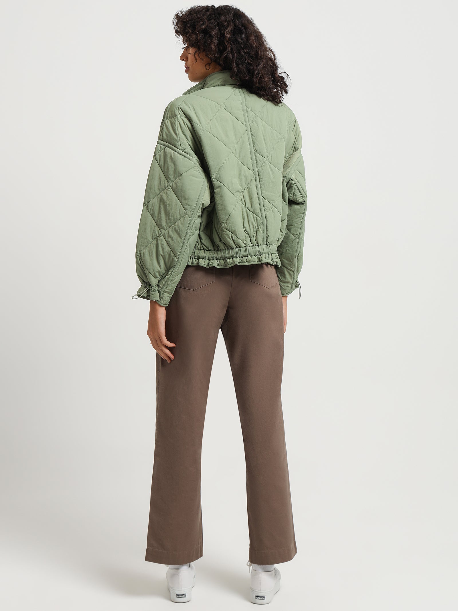 Sloane Puffer Jacket in Sage