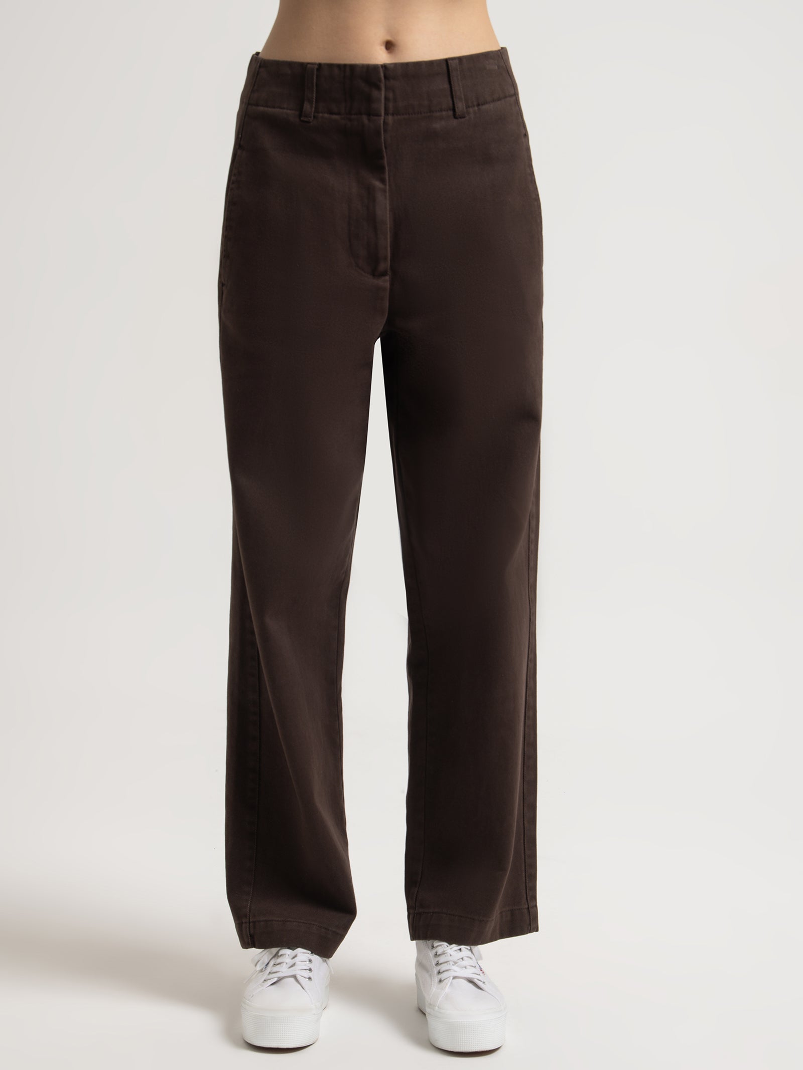 Neptune Pants in Cinder Brown