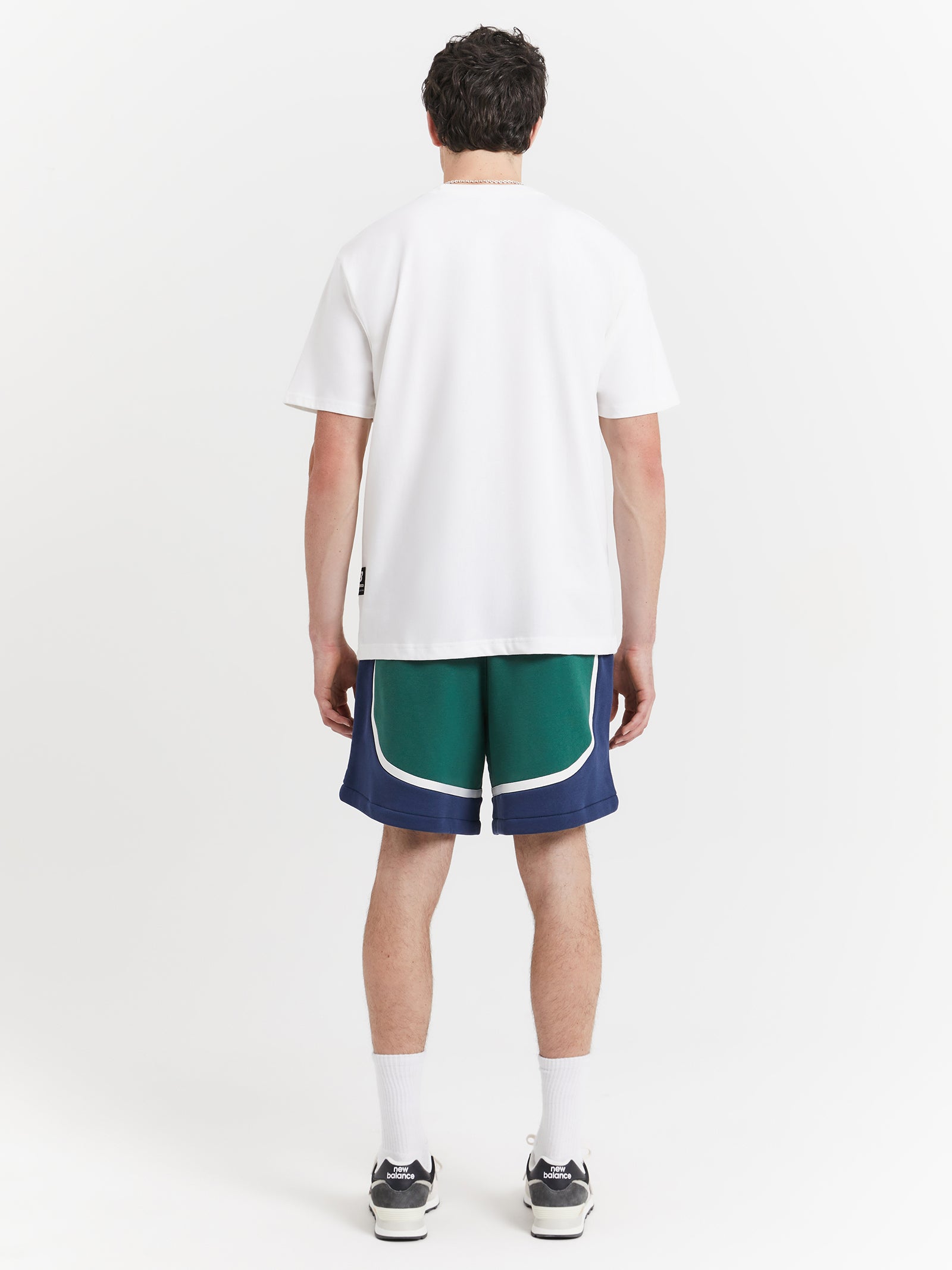 Hoops Fleece Shorts in Team Forest