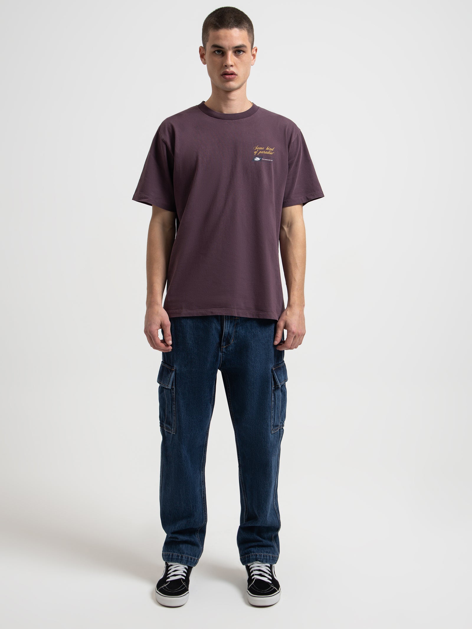 Superior Merch Fit T-Shirt in Raisin