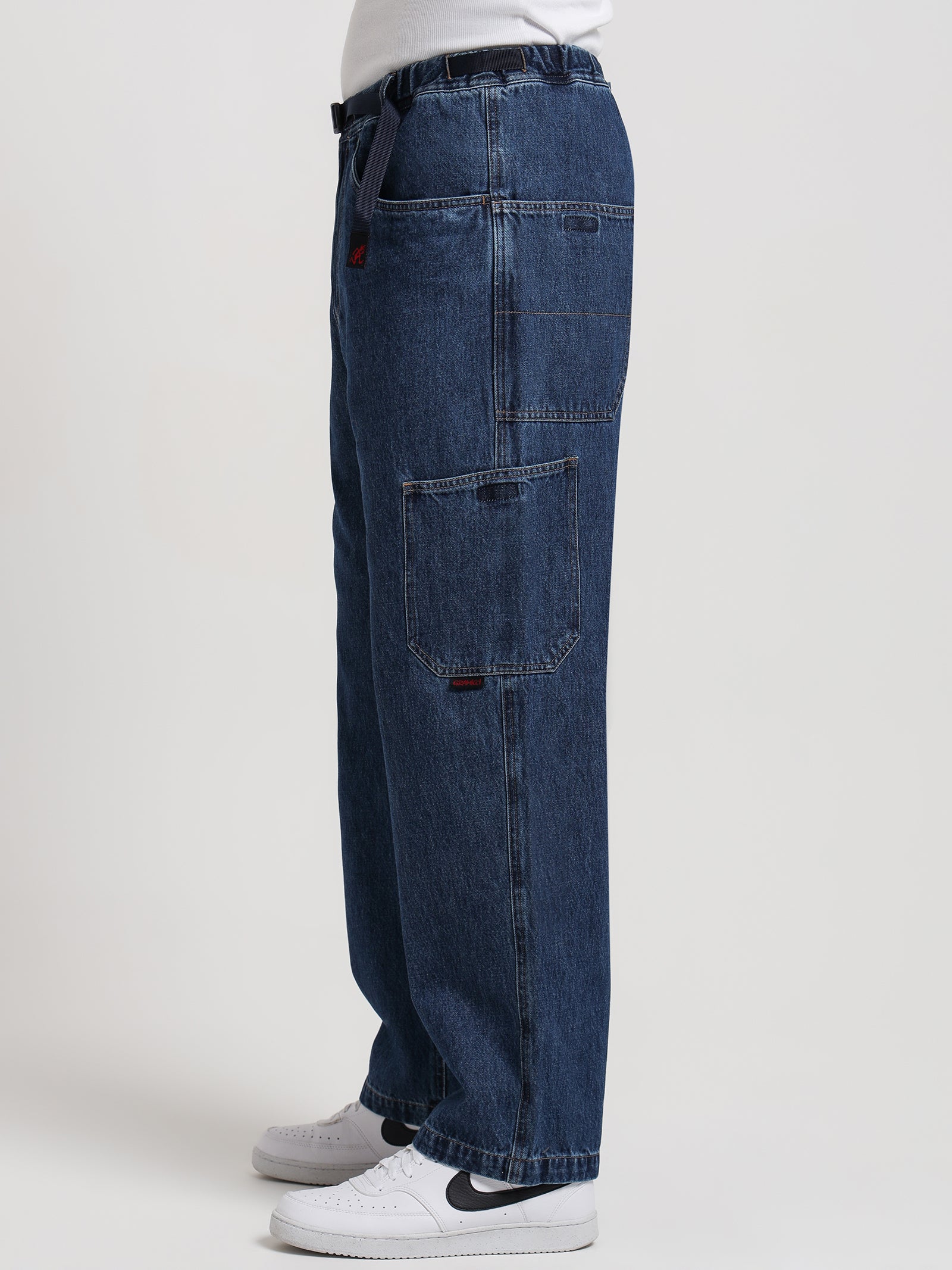 Rock Slide Jeans in Mid Indigo Blue