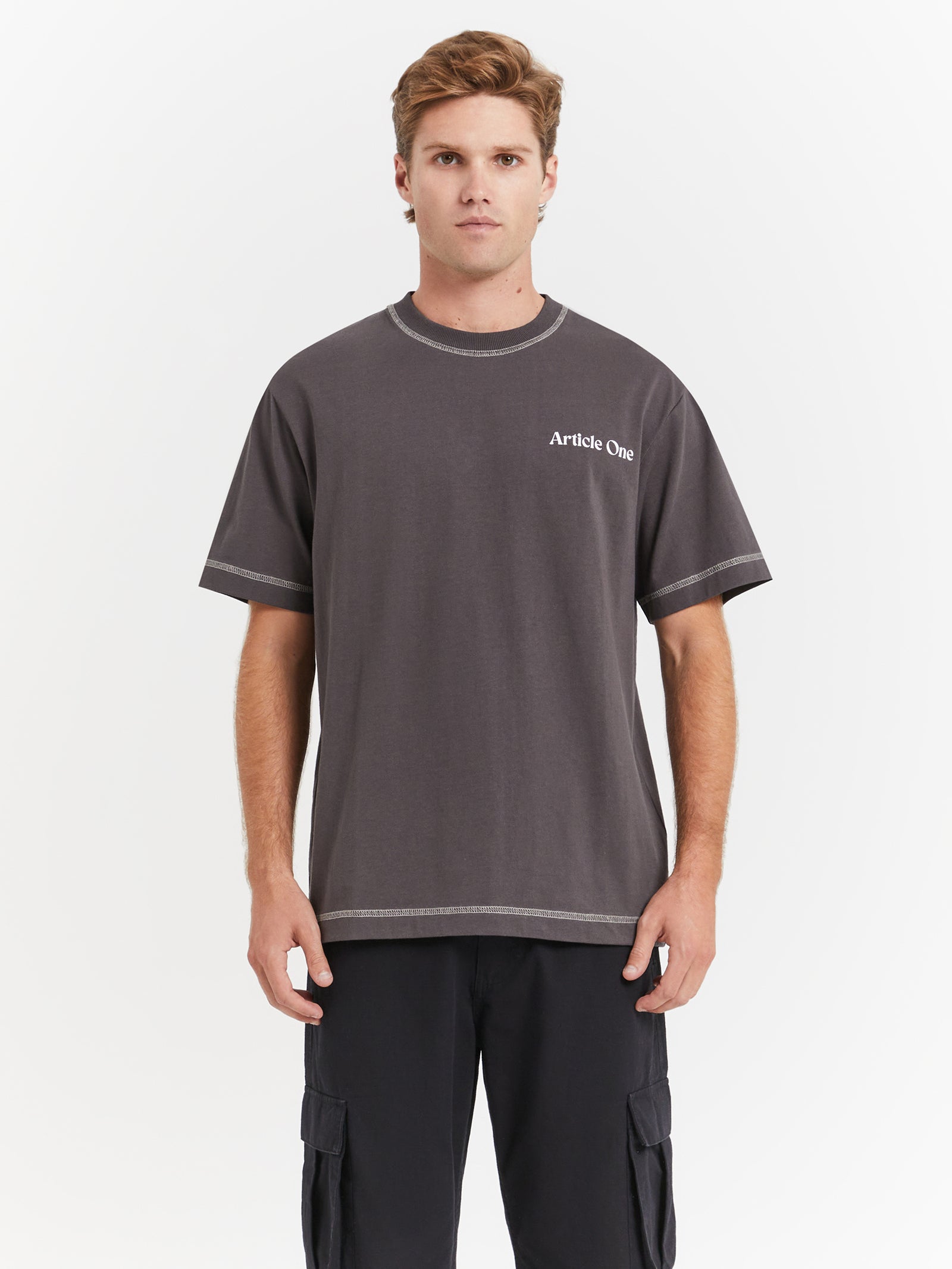 Legacy Logo T-Shirt in Coal