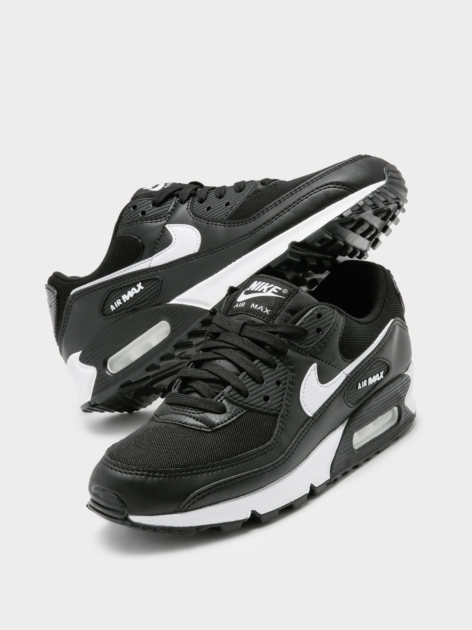 Womens Air Max 90 Sneakers in Black & White