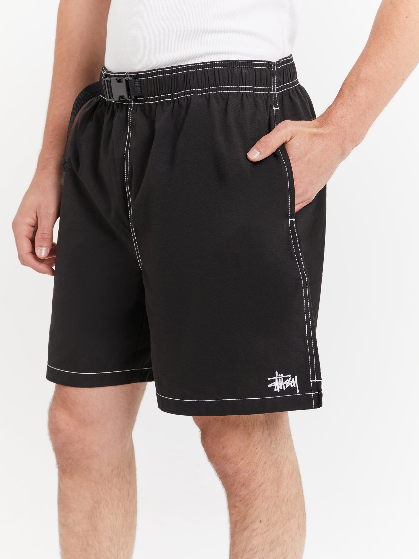 Ripstop Mountain Shorts in Black