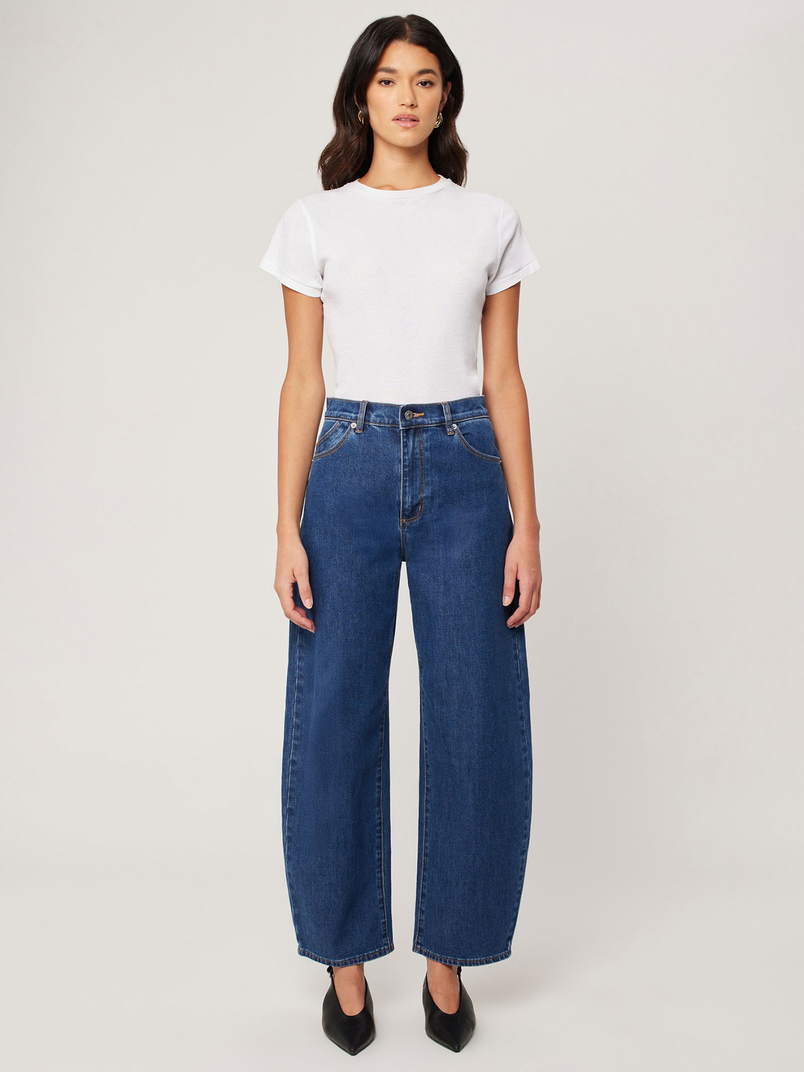 Gigi Barrel Jeans Forever Blue