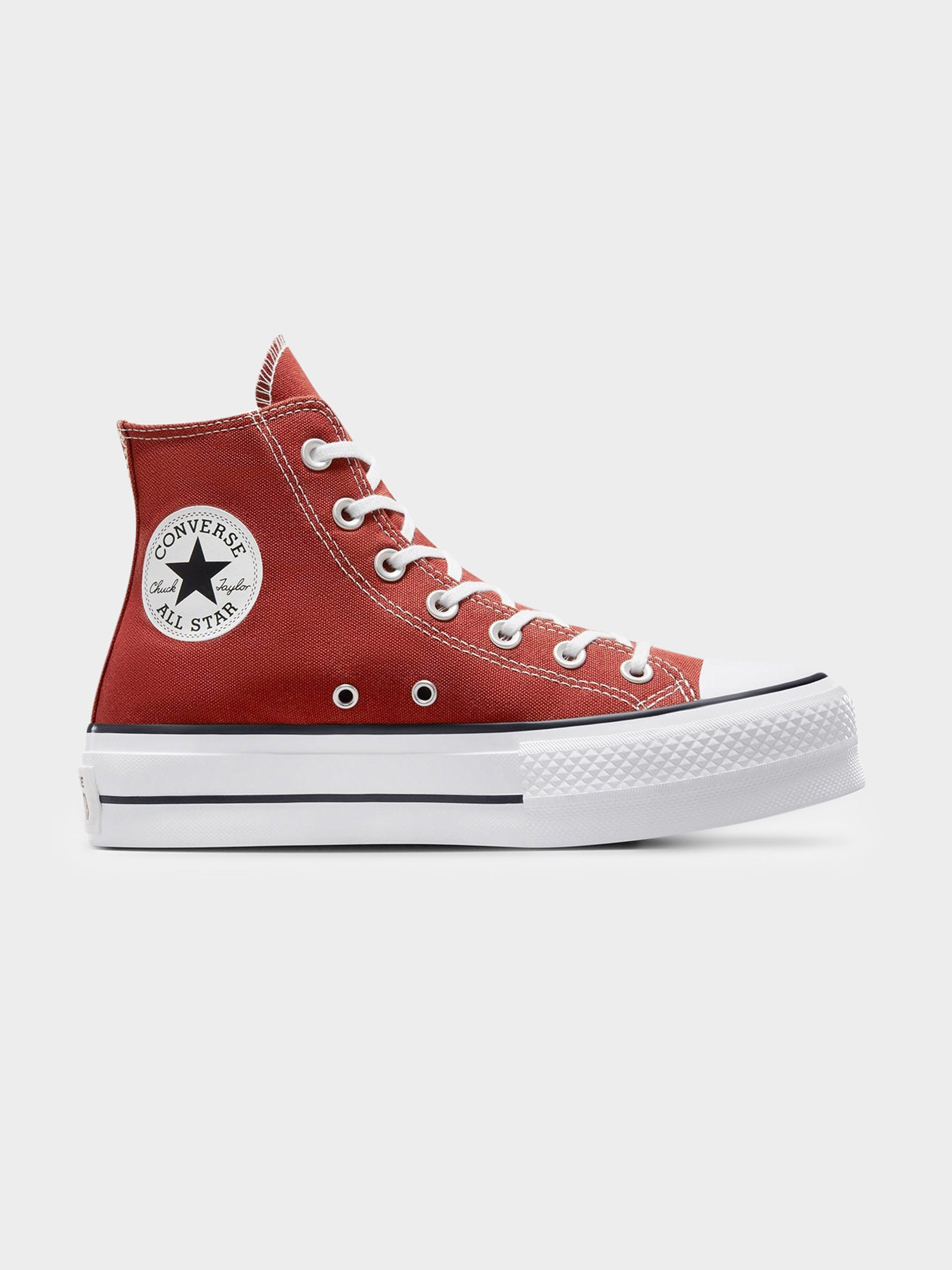 Womens Chuck Taylor All Star Lift Platform Sneakers in Ritual Red