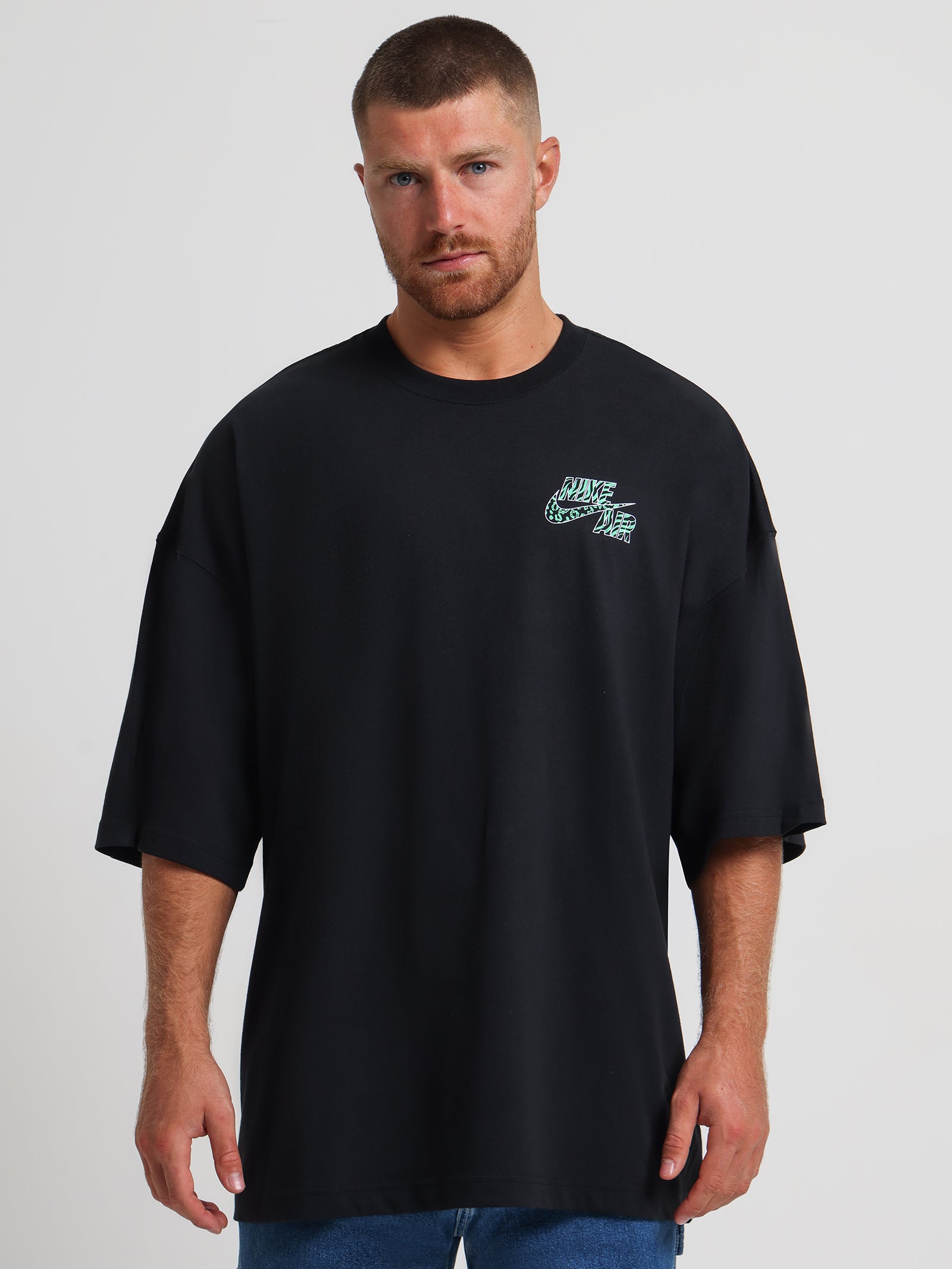 Sportswear Oversized Brandriffs LBR T-Shirt in Black