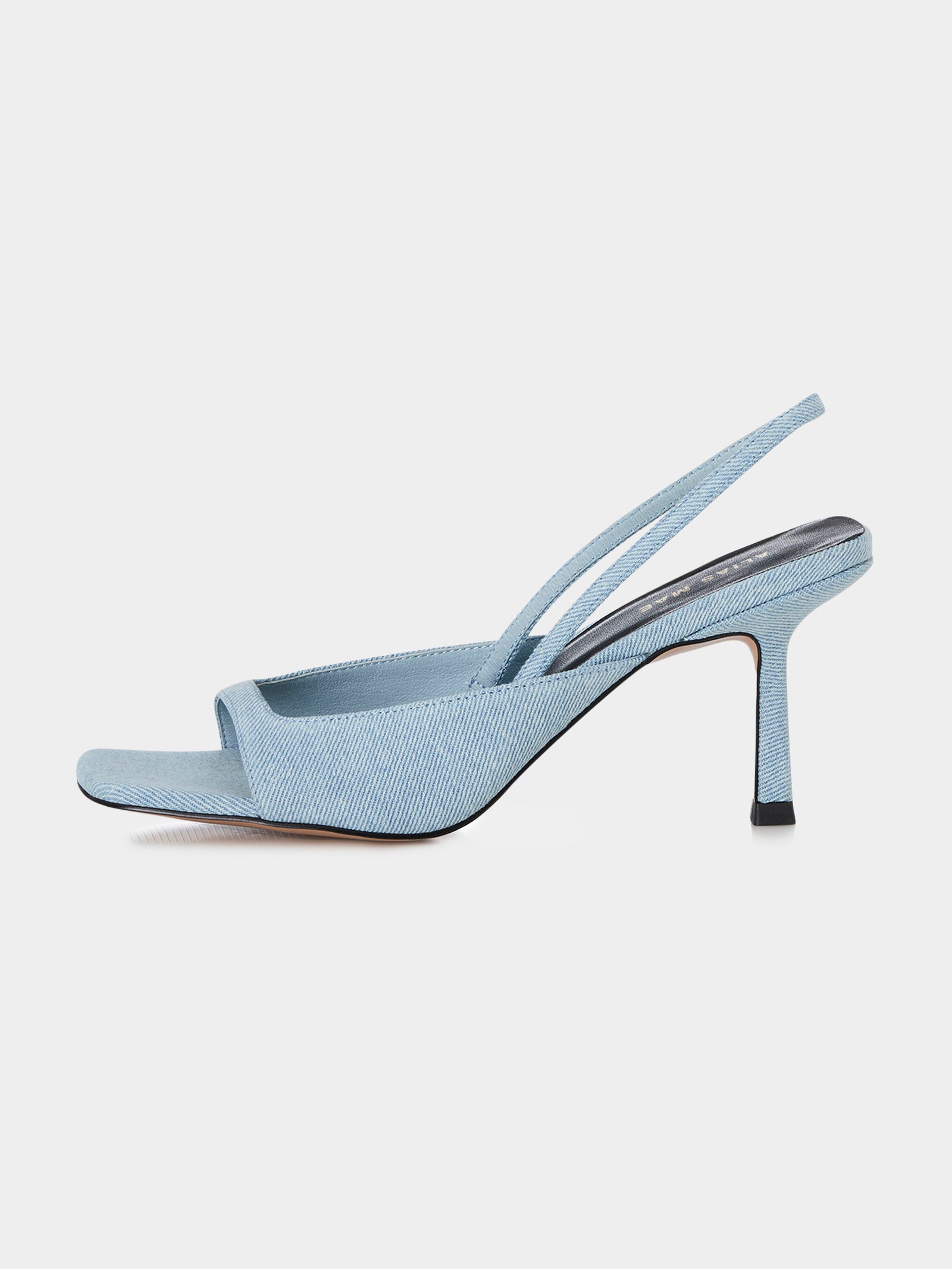 Emma Heels in Light Denim