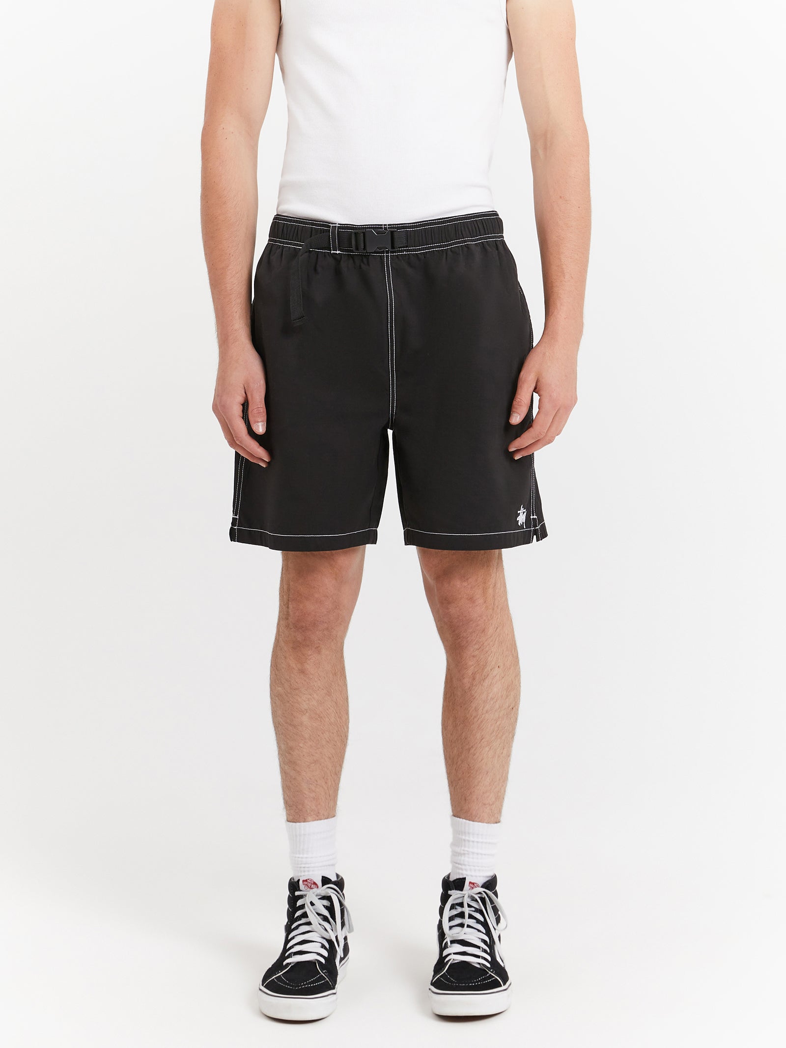 Ripstop Mountain Shorts in Black