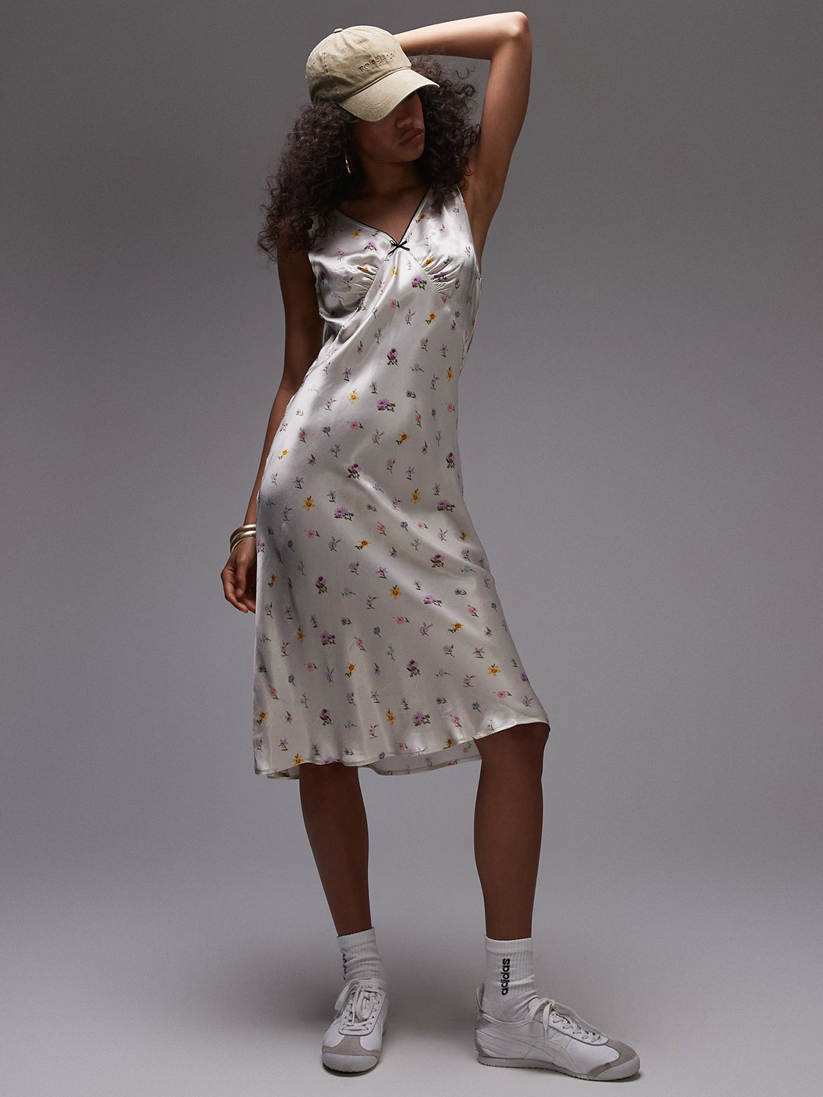 Vintage Floral Slip Dress