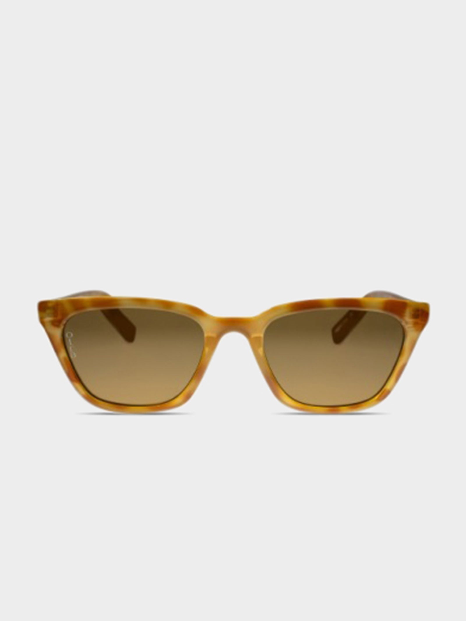 Seva Sunglasses in Orange Tort & Brown