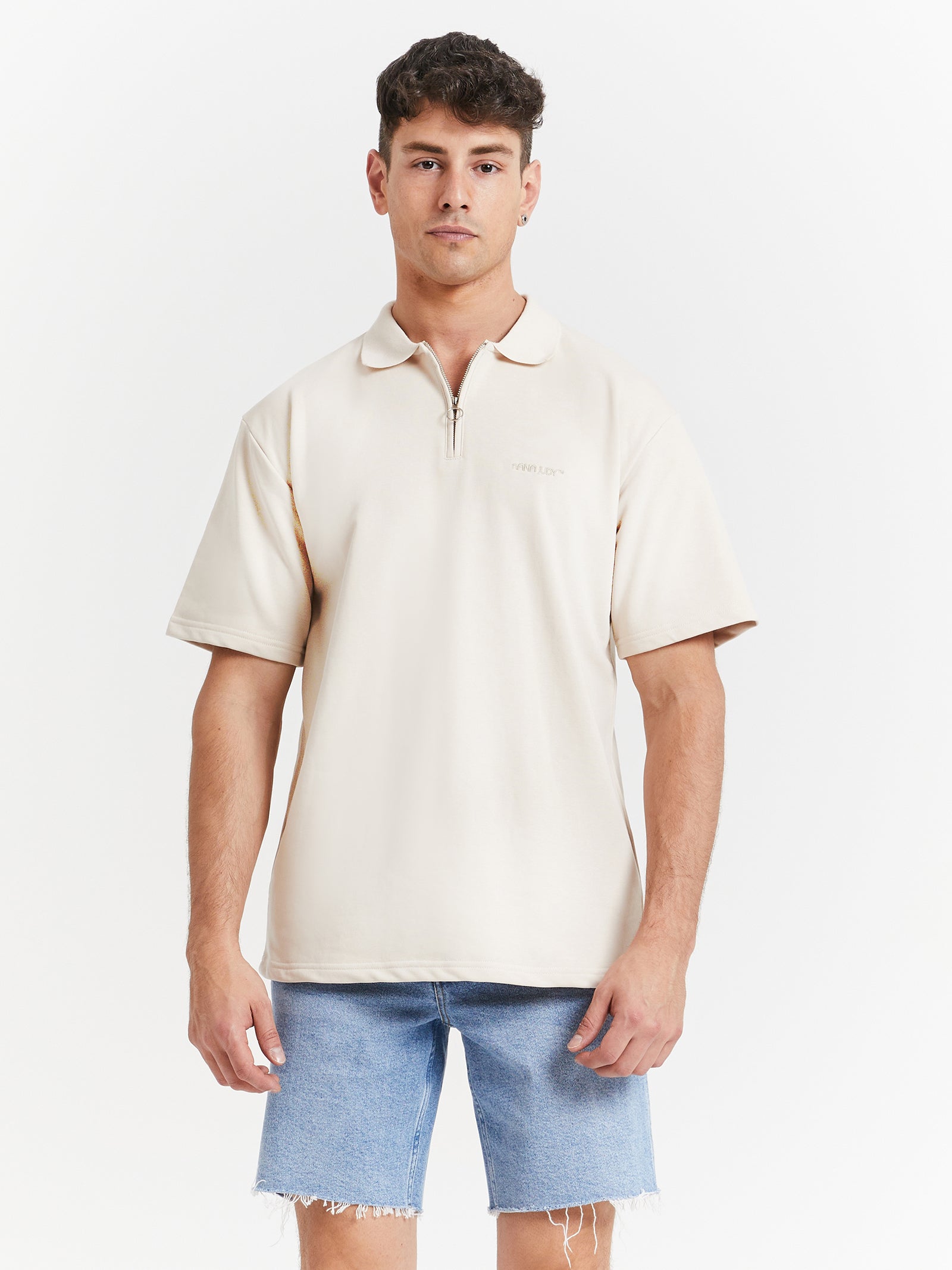 Haven Polo in Bone