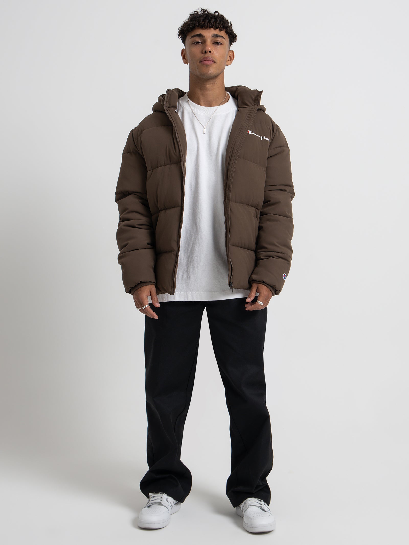 Rochester Puffer Jacket in Espresso Martini