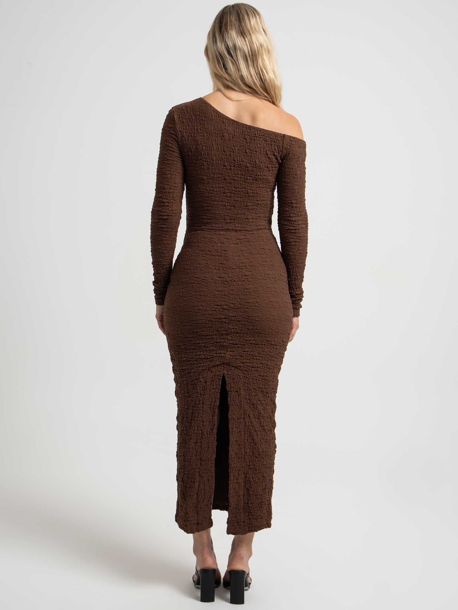 Overcast Dress in Carob