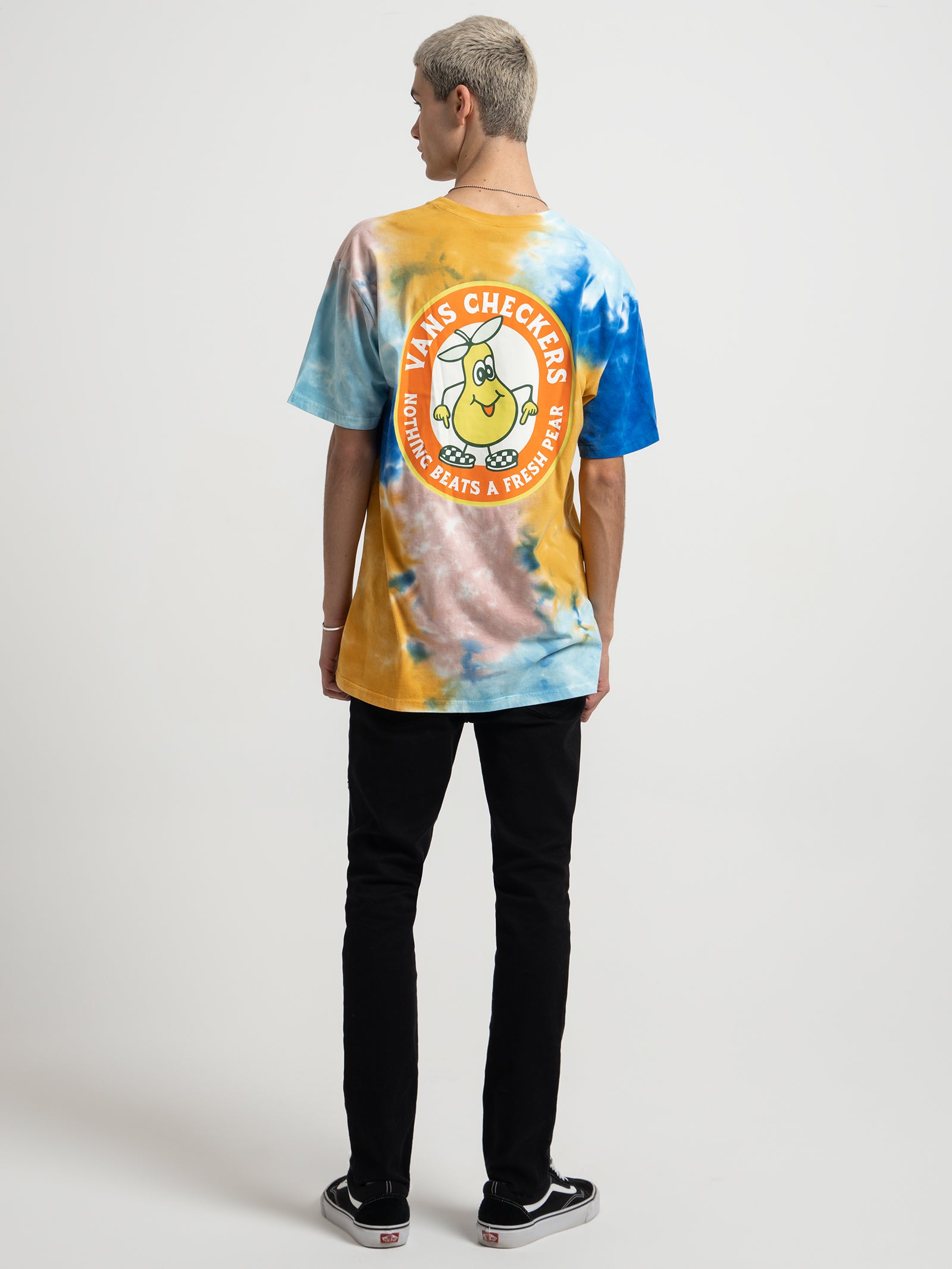 Fresh Pear Tie Dye T-Shirt in Teal