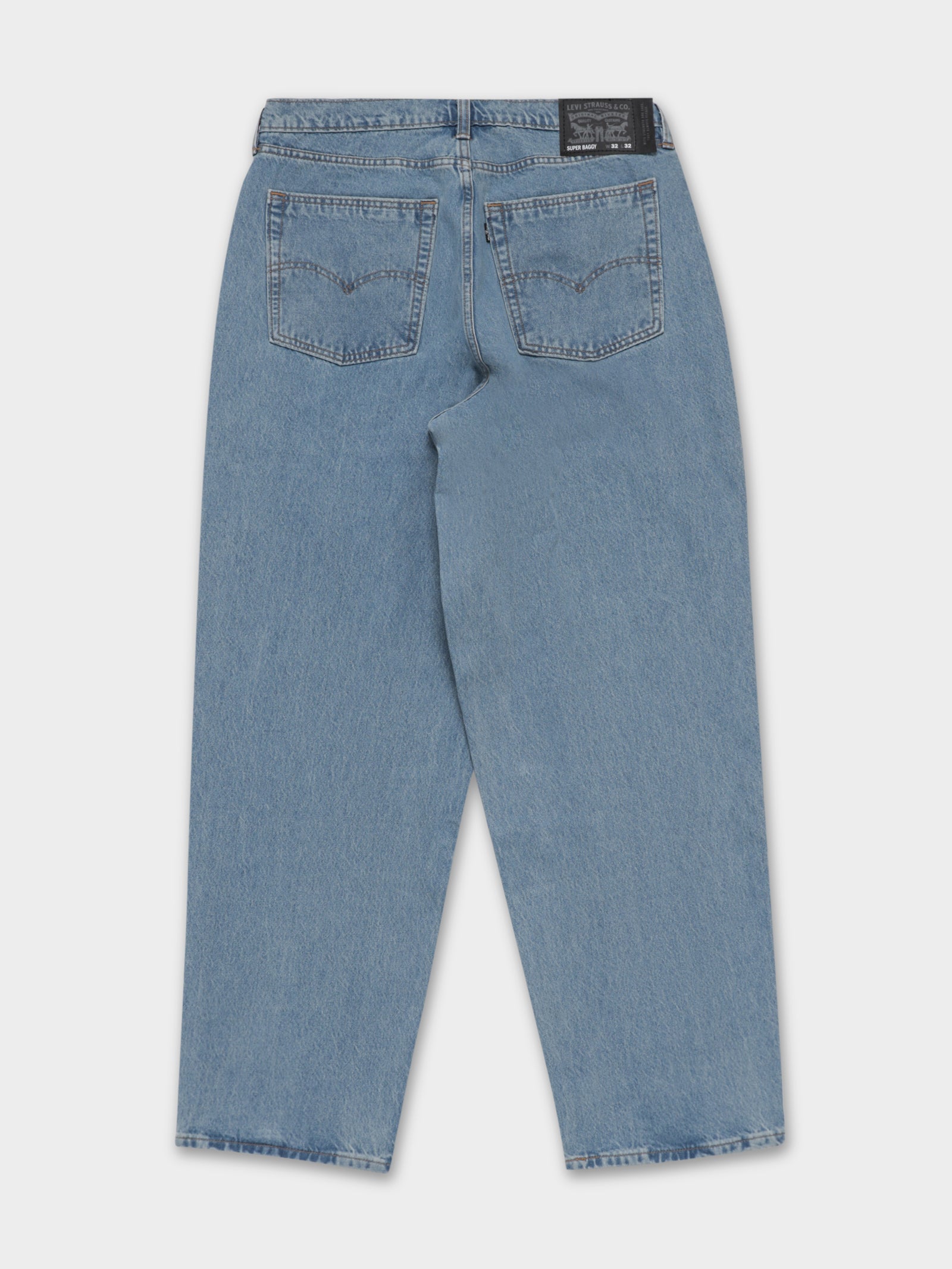 Skate Super Baggy Jeans in Blue Rinse