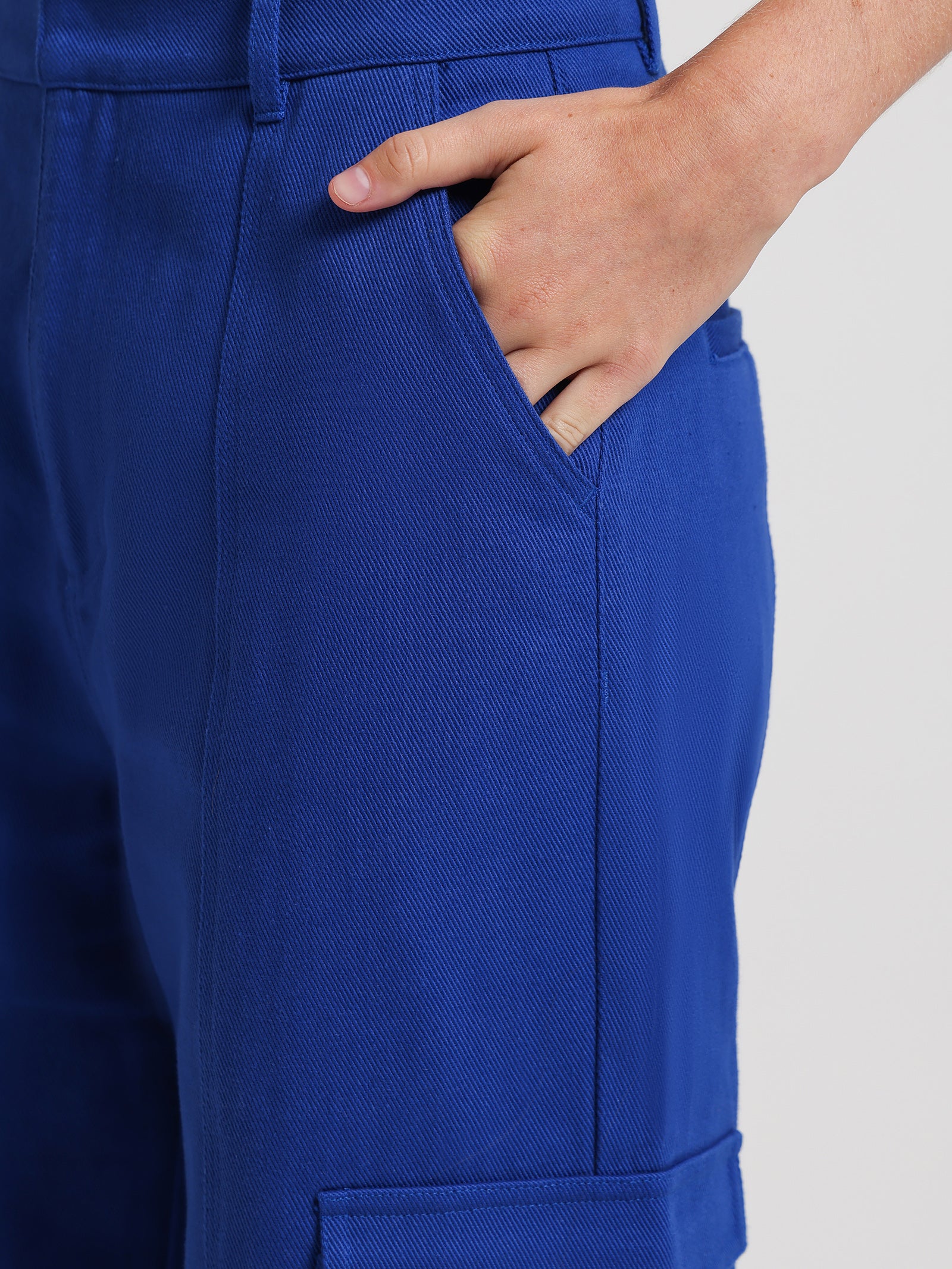 Taima Pants in Cobalt