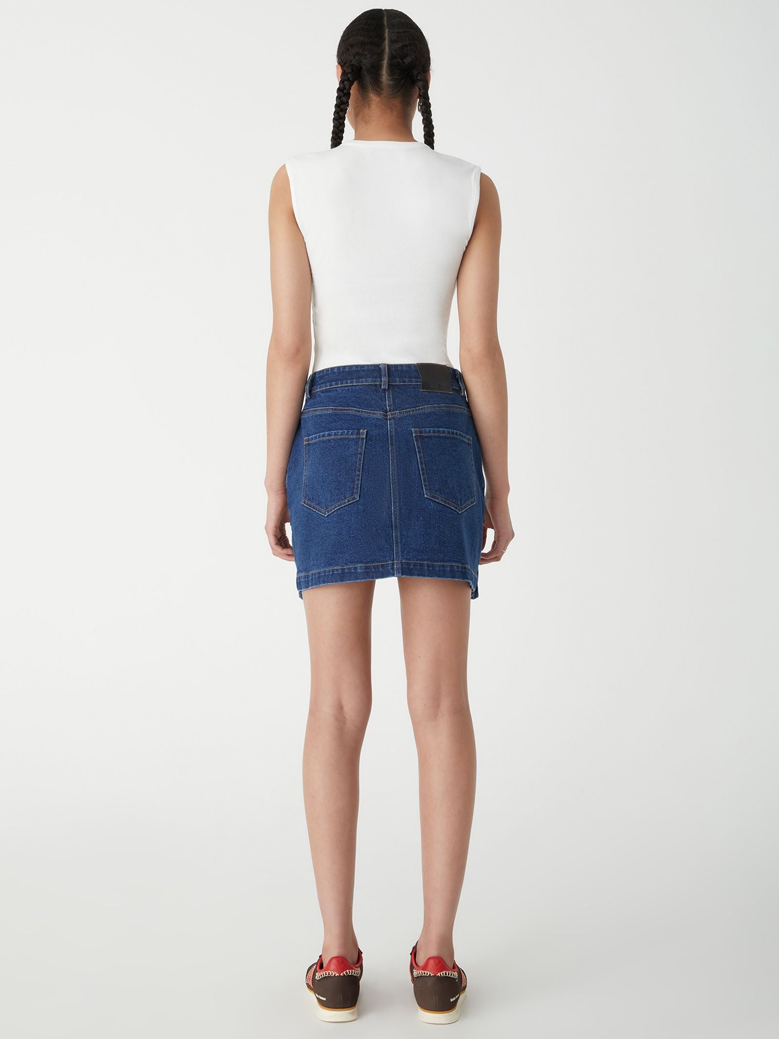 Aled Denim Cargo Skirt