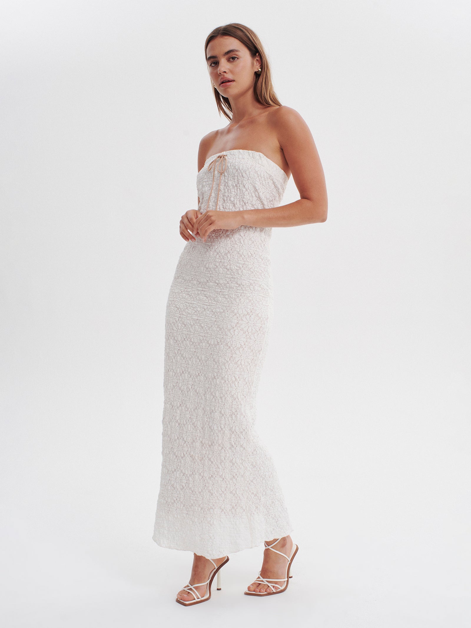 Soulmates Strapless Dress in White