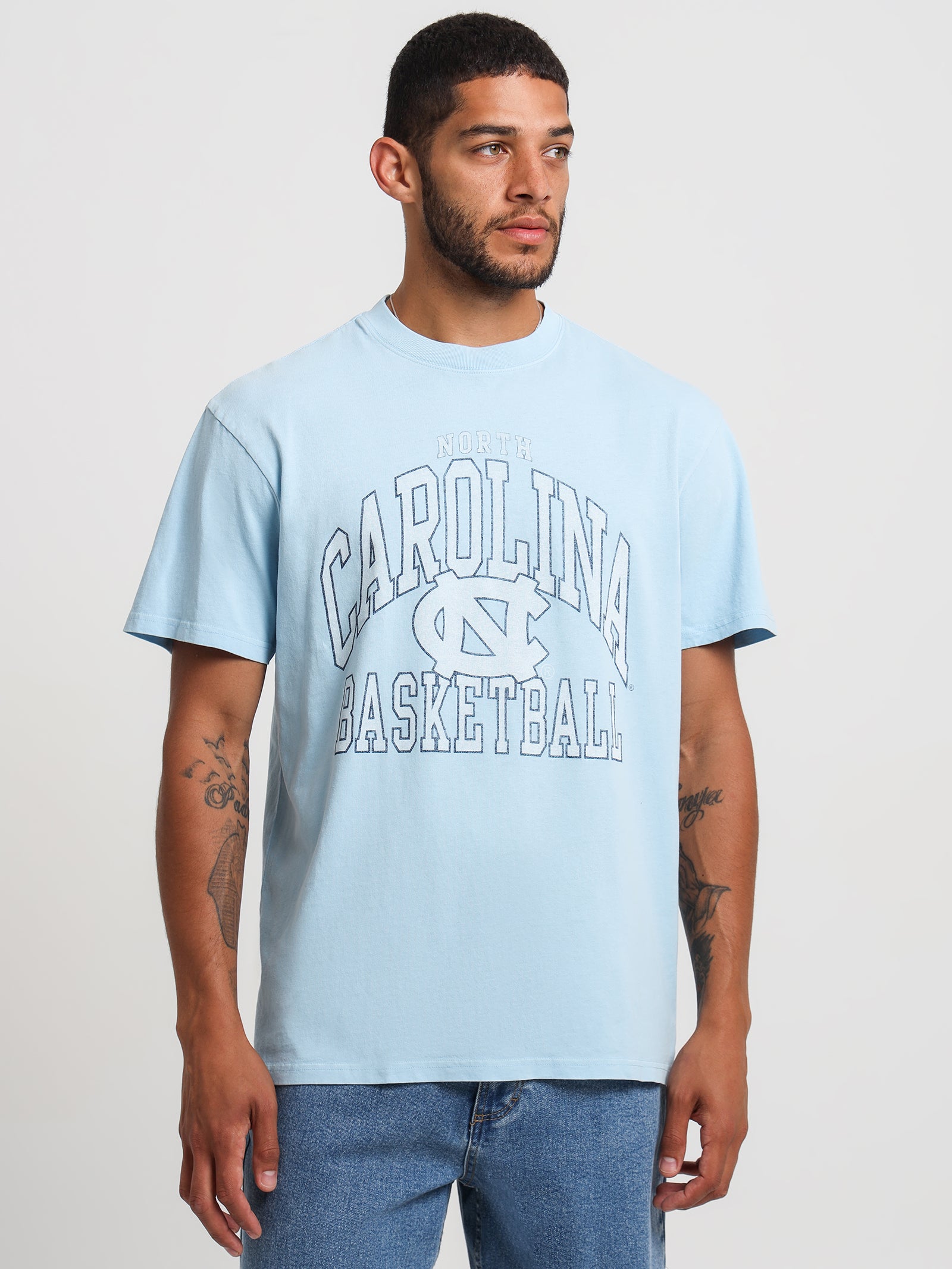 University of Carolina Basketball T-Shirt in Blue