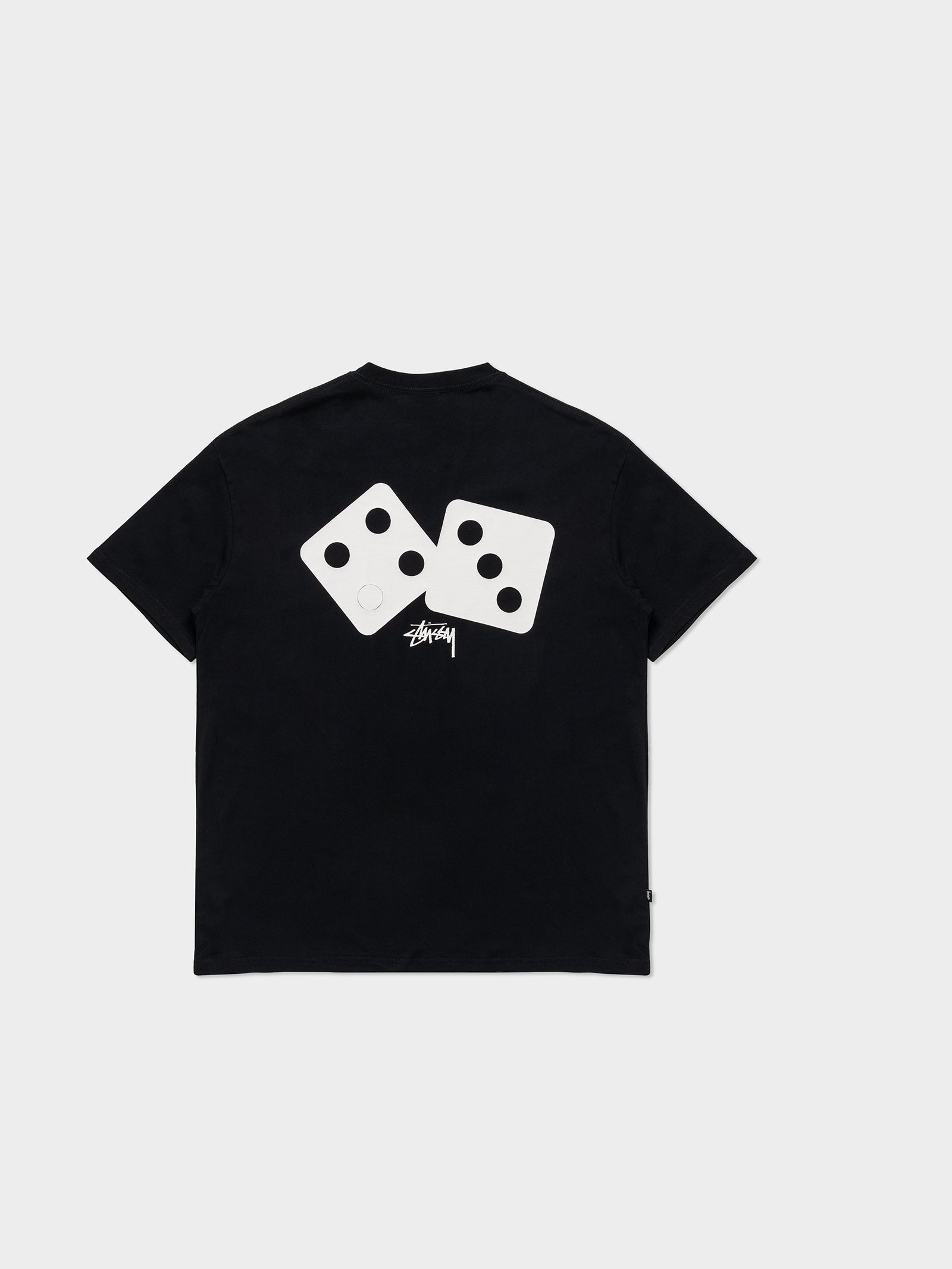 Two Dice Short Sleeve T-Shirt in Black