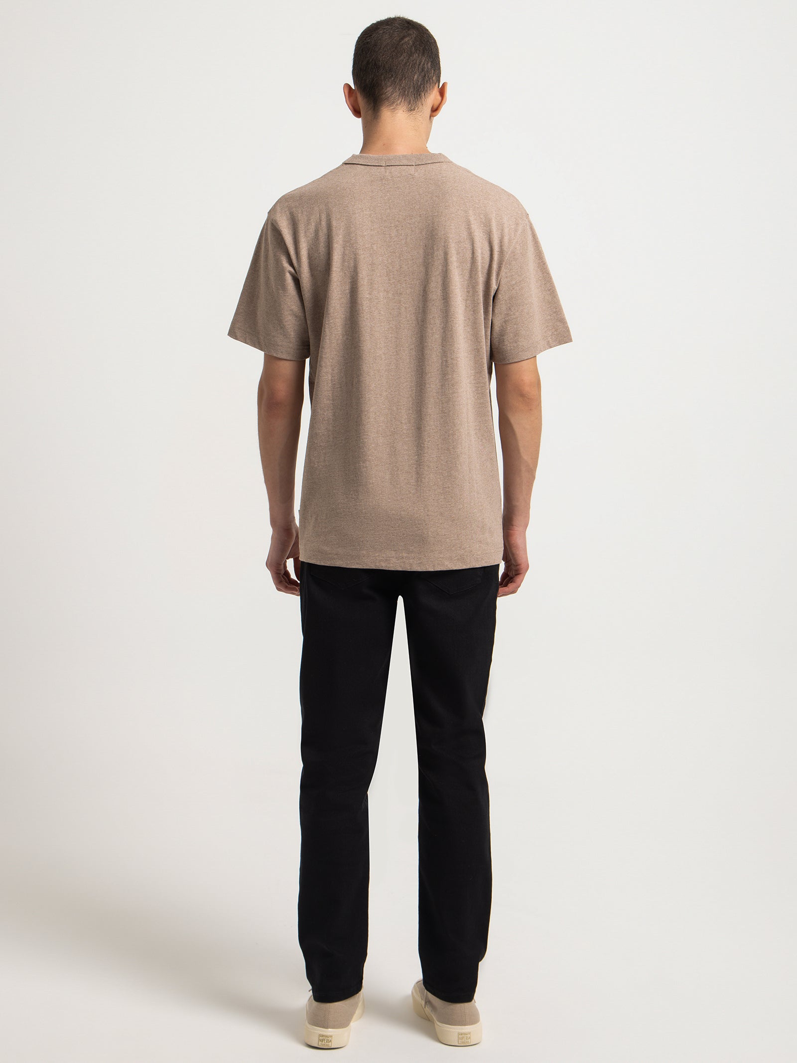 Heavyweight Crew T-Shirt in Granola Marle