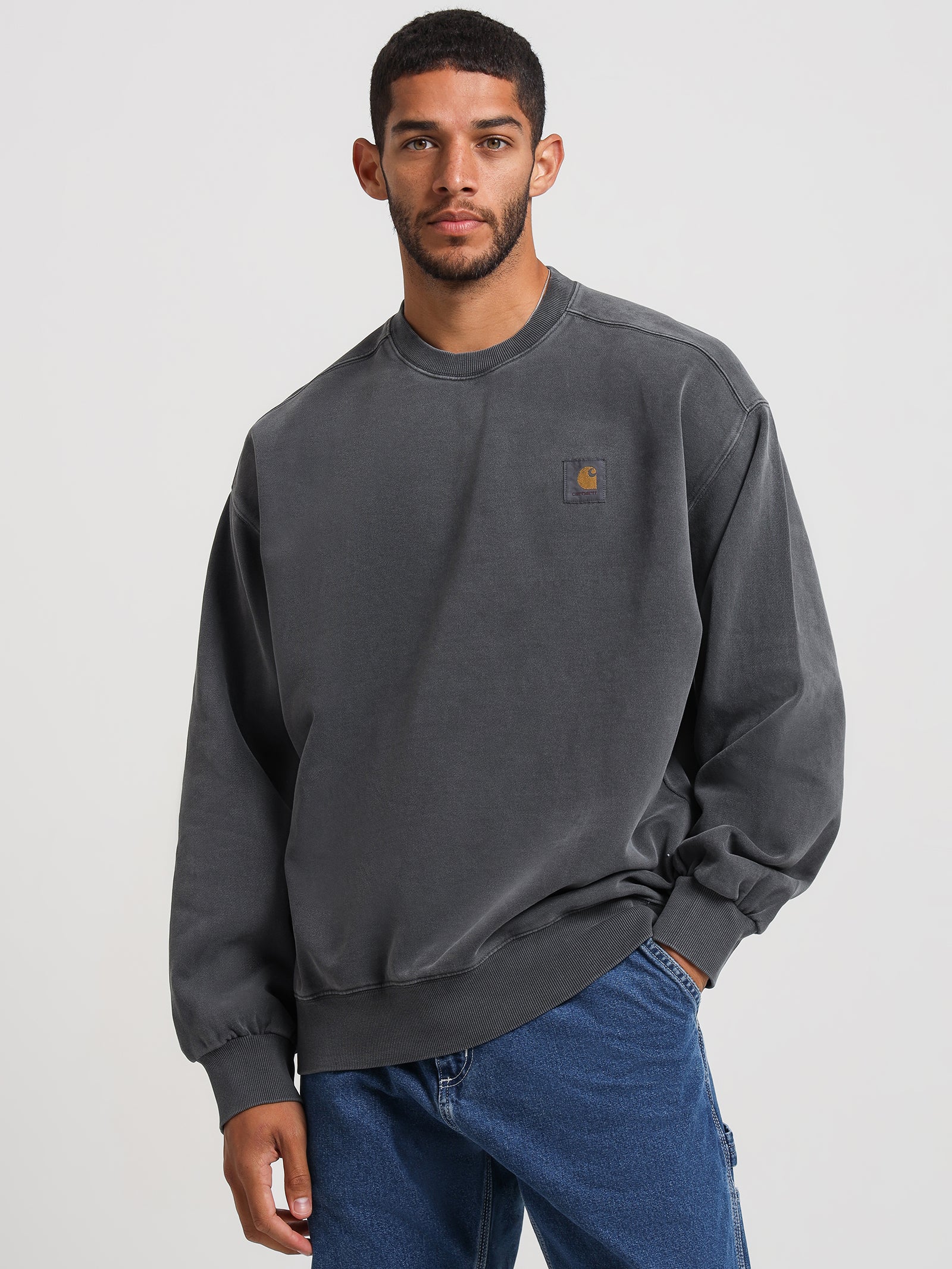 Vista Sweatshirt in Vulcan Garment Dyed