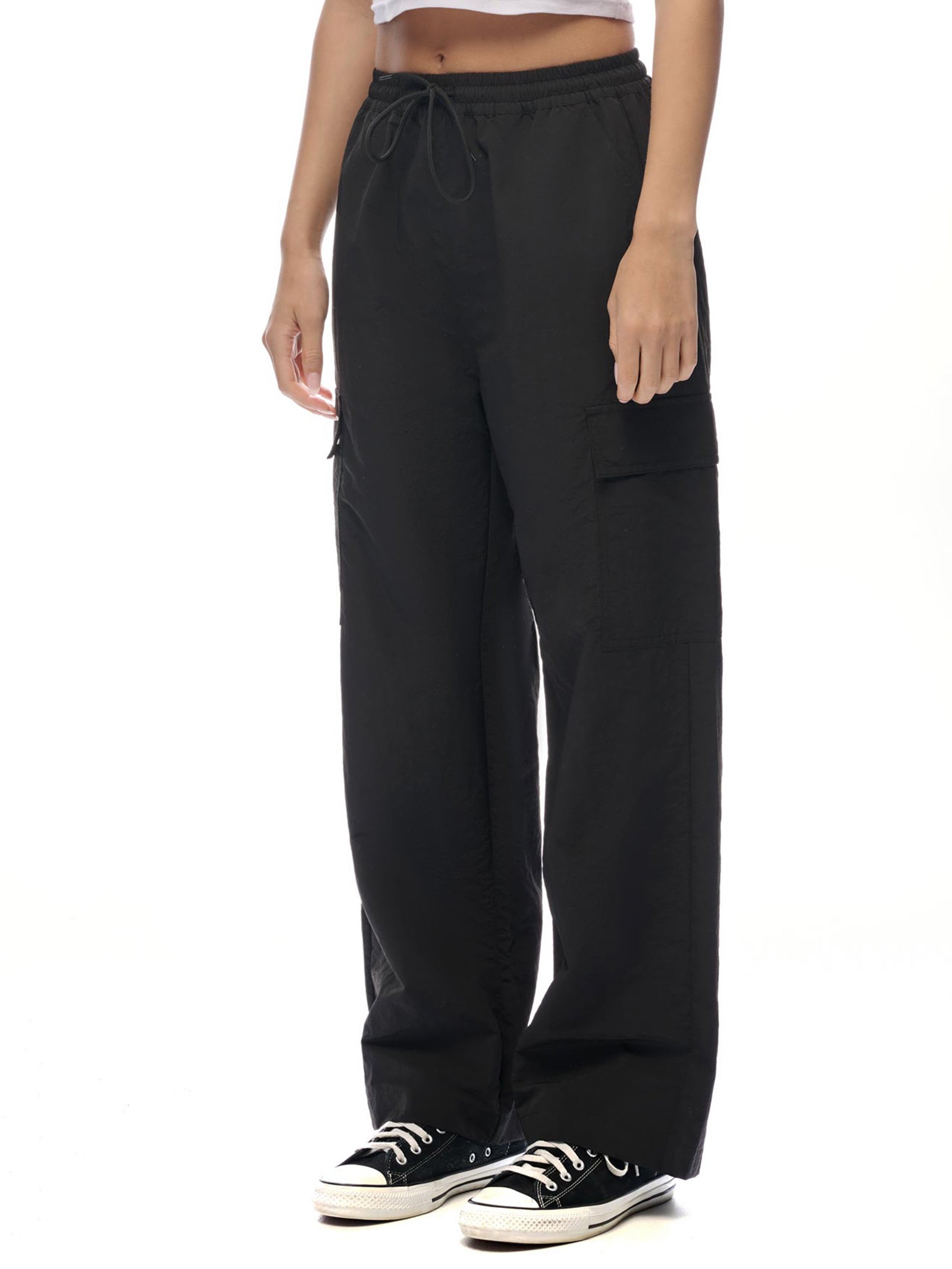 Nylon Cargo Pants