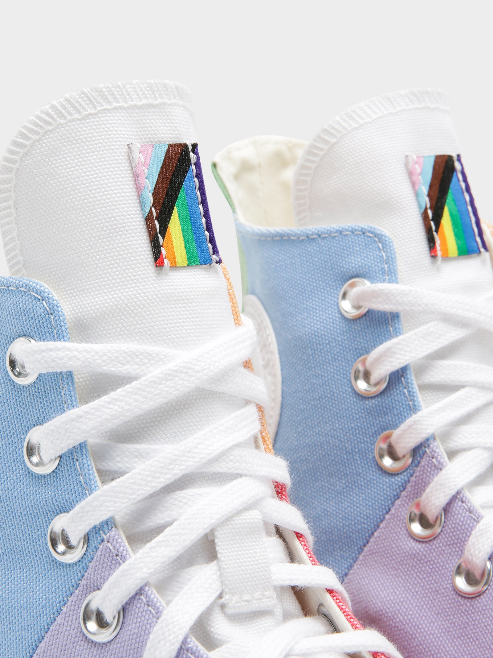 Unisex Chuck 70 Plus High Top Pride Sneakers in Rainbow