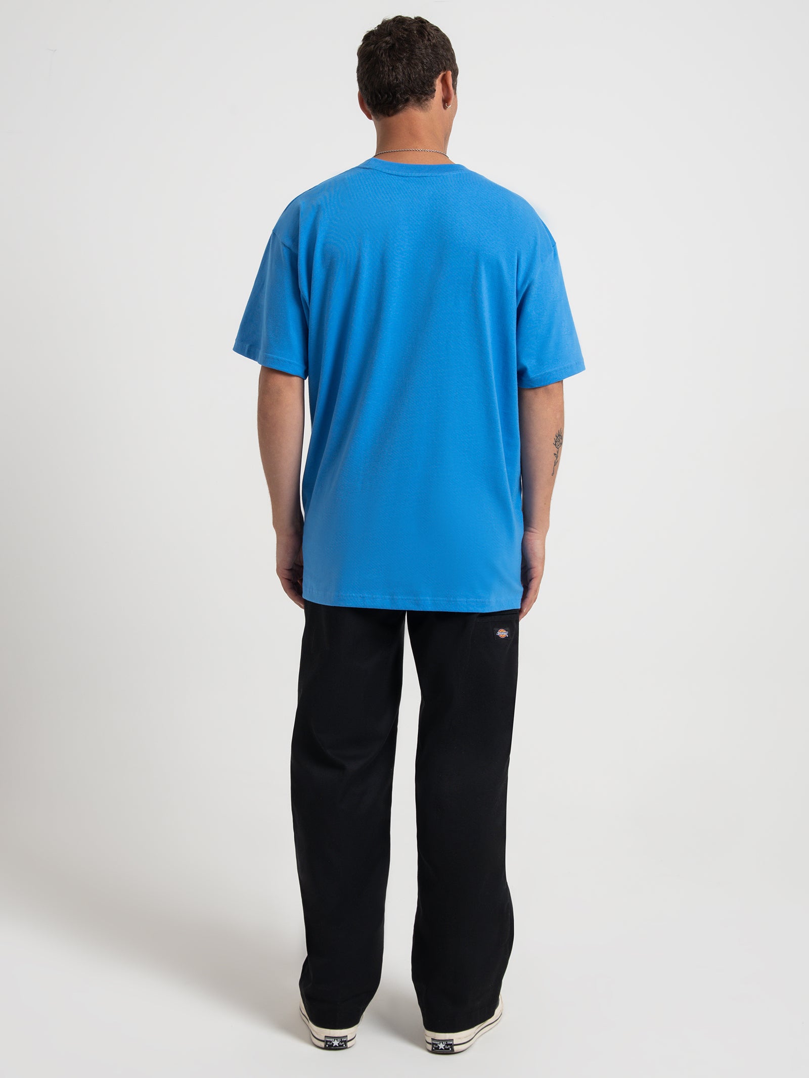 Short Sleeve Heavyweight Box T-Shirt in Super Sonic Blue