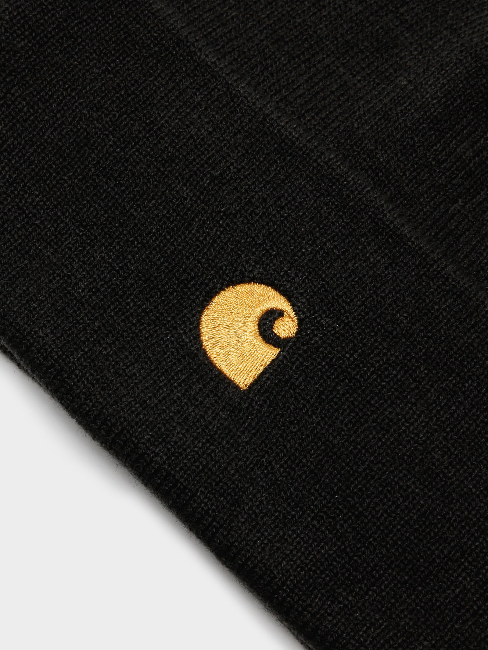 Chase Beanie in Black & Gold