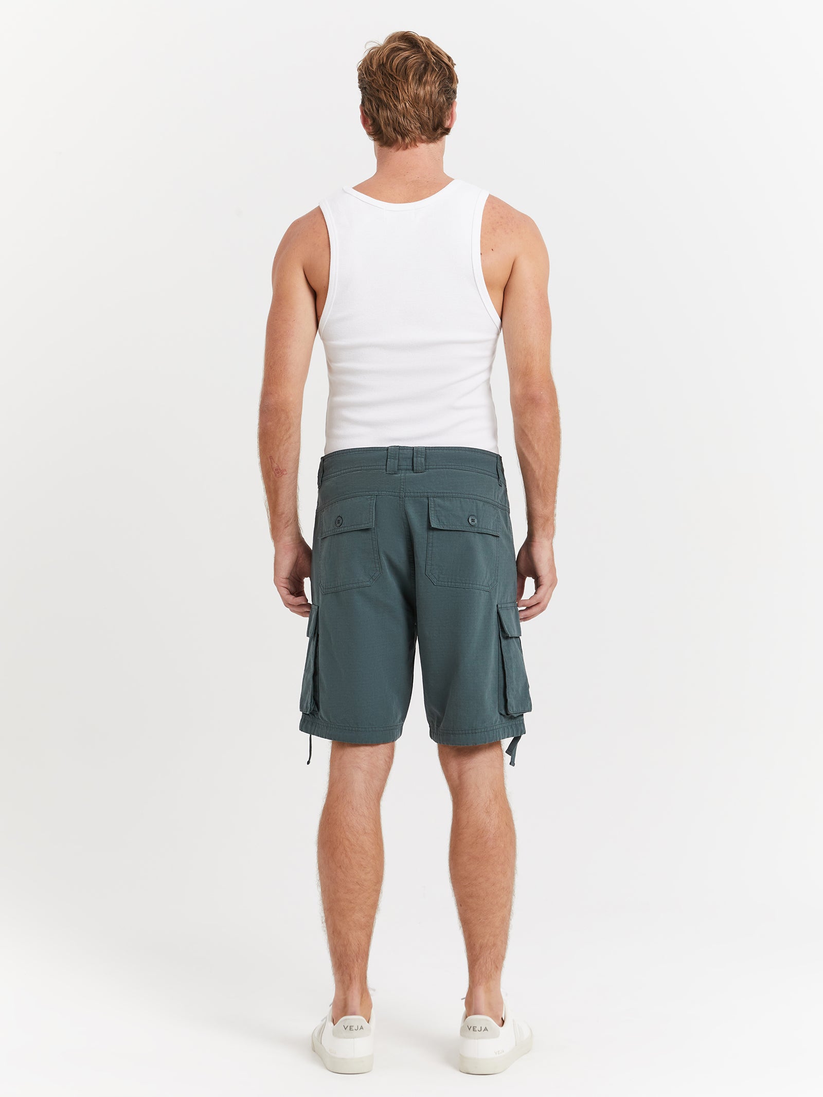 Wyatt Cargo Shorts in Spruce