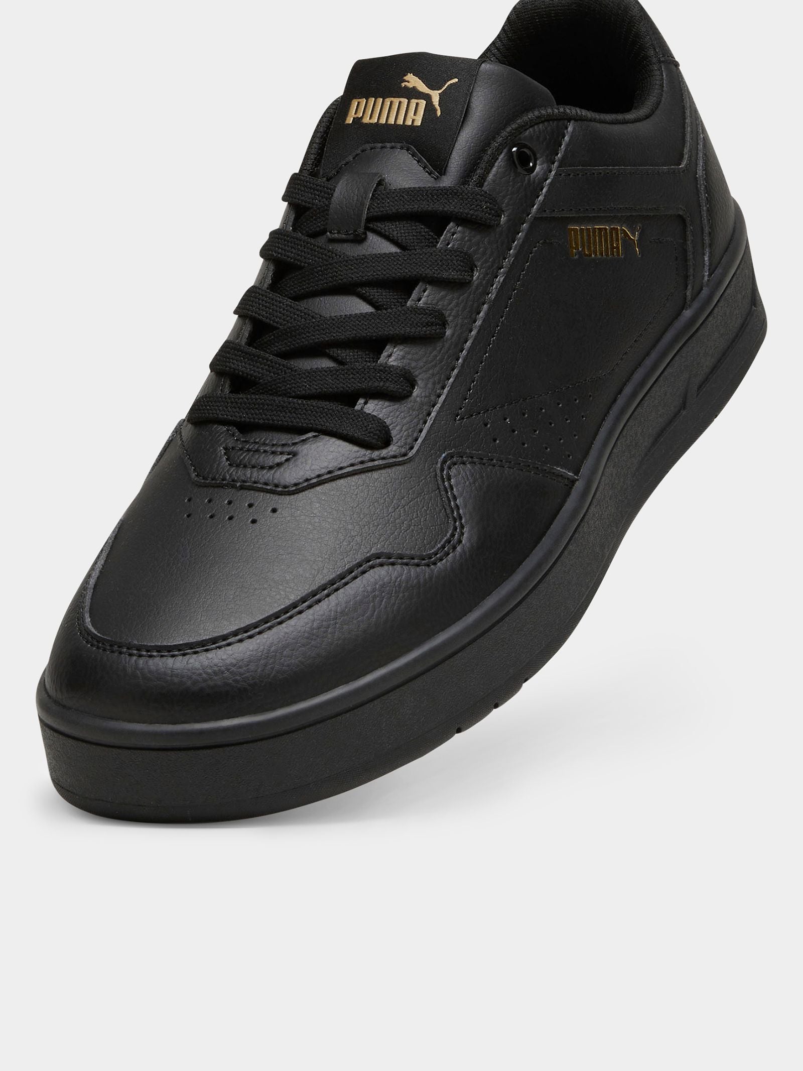 Mens Court Classic Sneaker in Black Gold